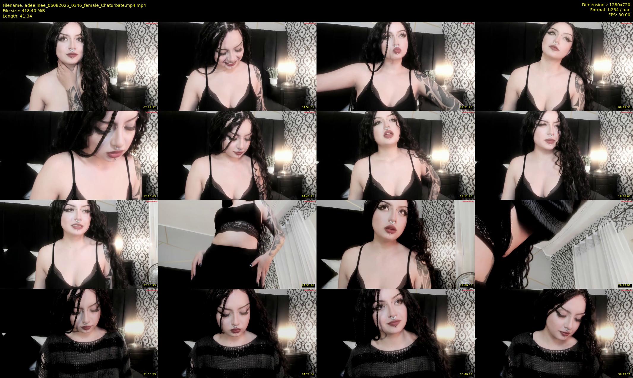 adeelinee — 42 minute Chaturbate female cam show recording, 720p, Aug 6, 2025