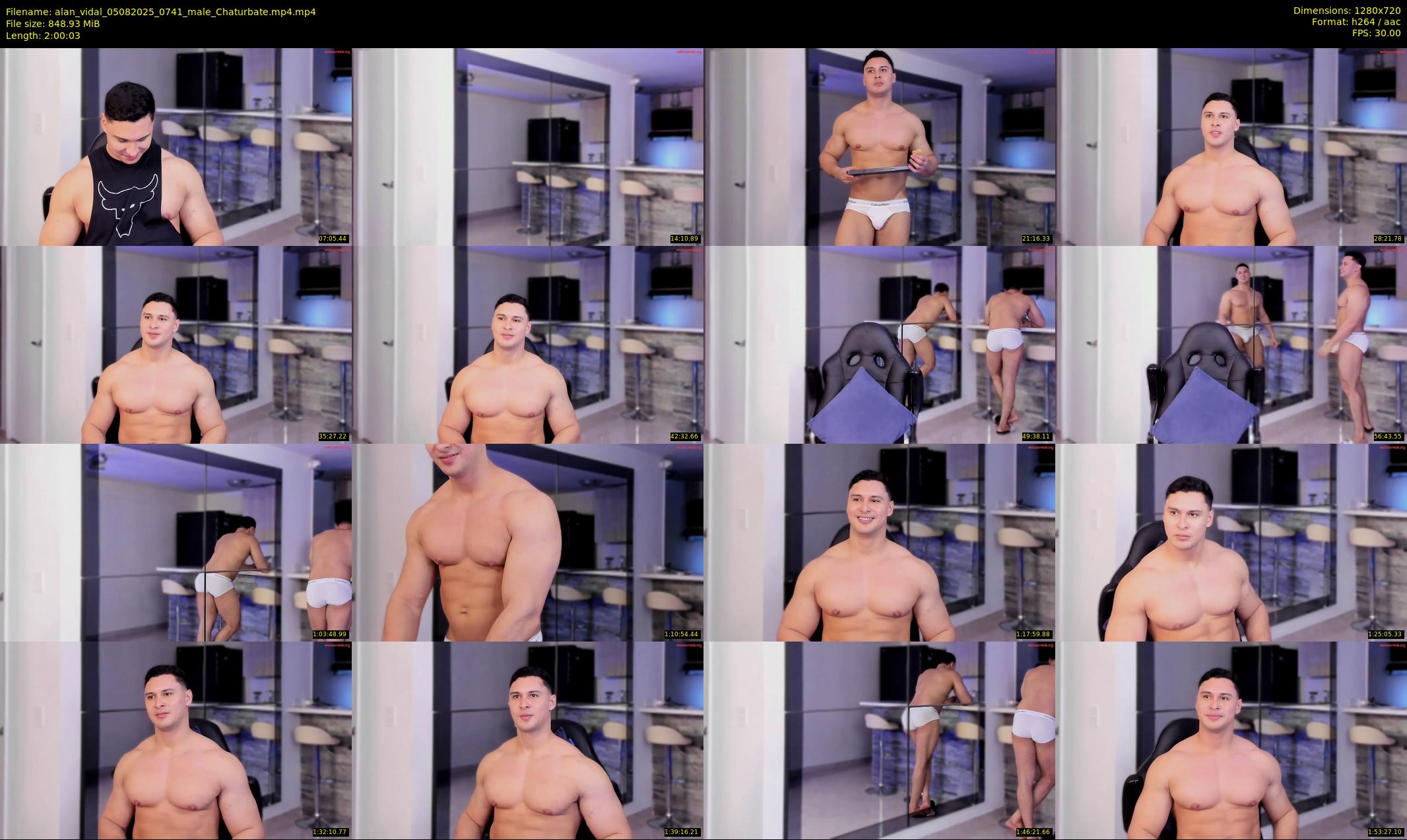 alan_vidal — 121 minute Chaturbate male cam show recording, 720p, Aug 5, 2025