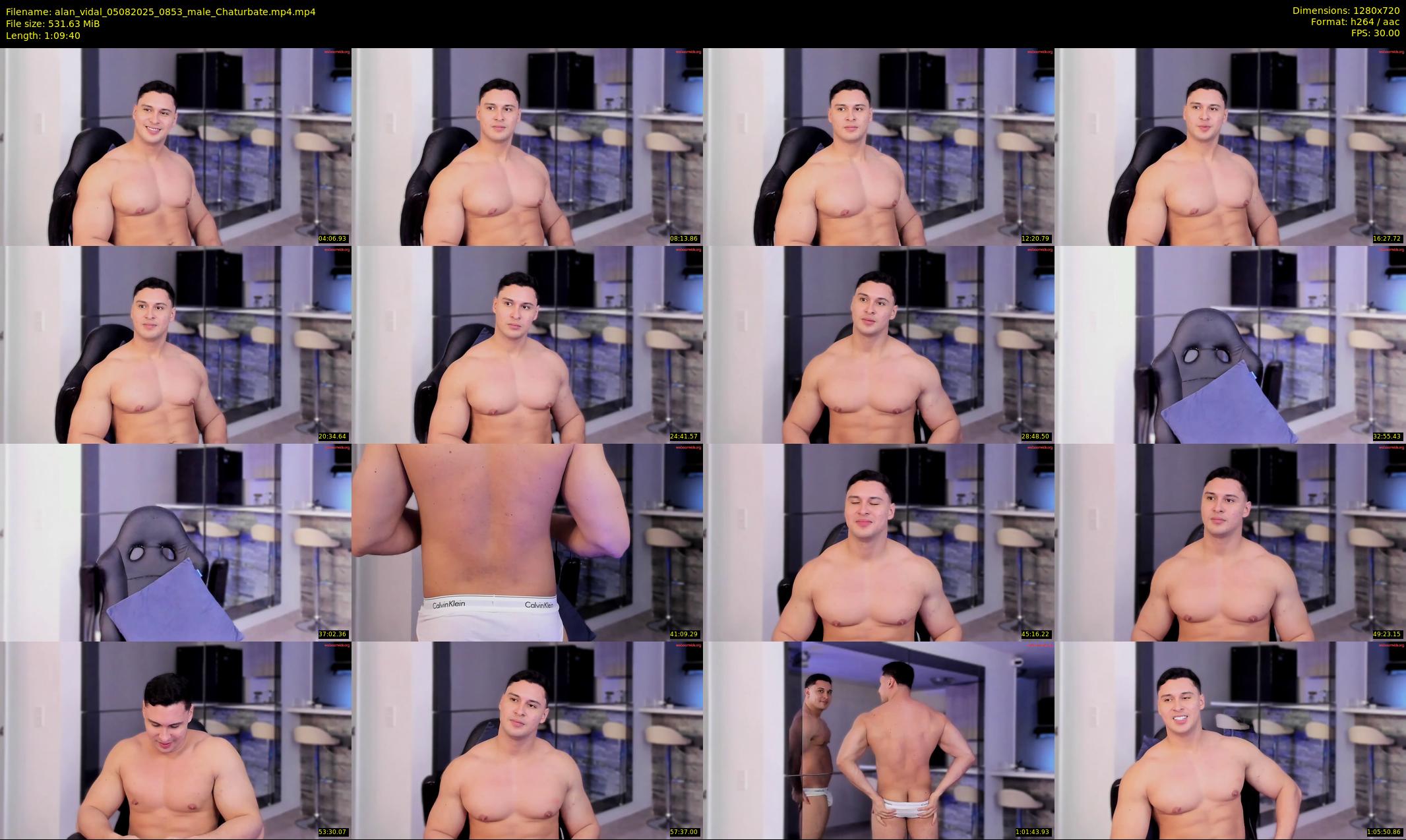 alan_vidal — 70 minute Chaturbate male cam show recording, 720p, Aug 5, 2025