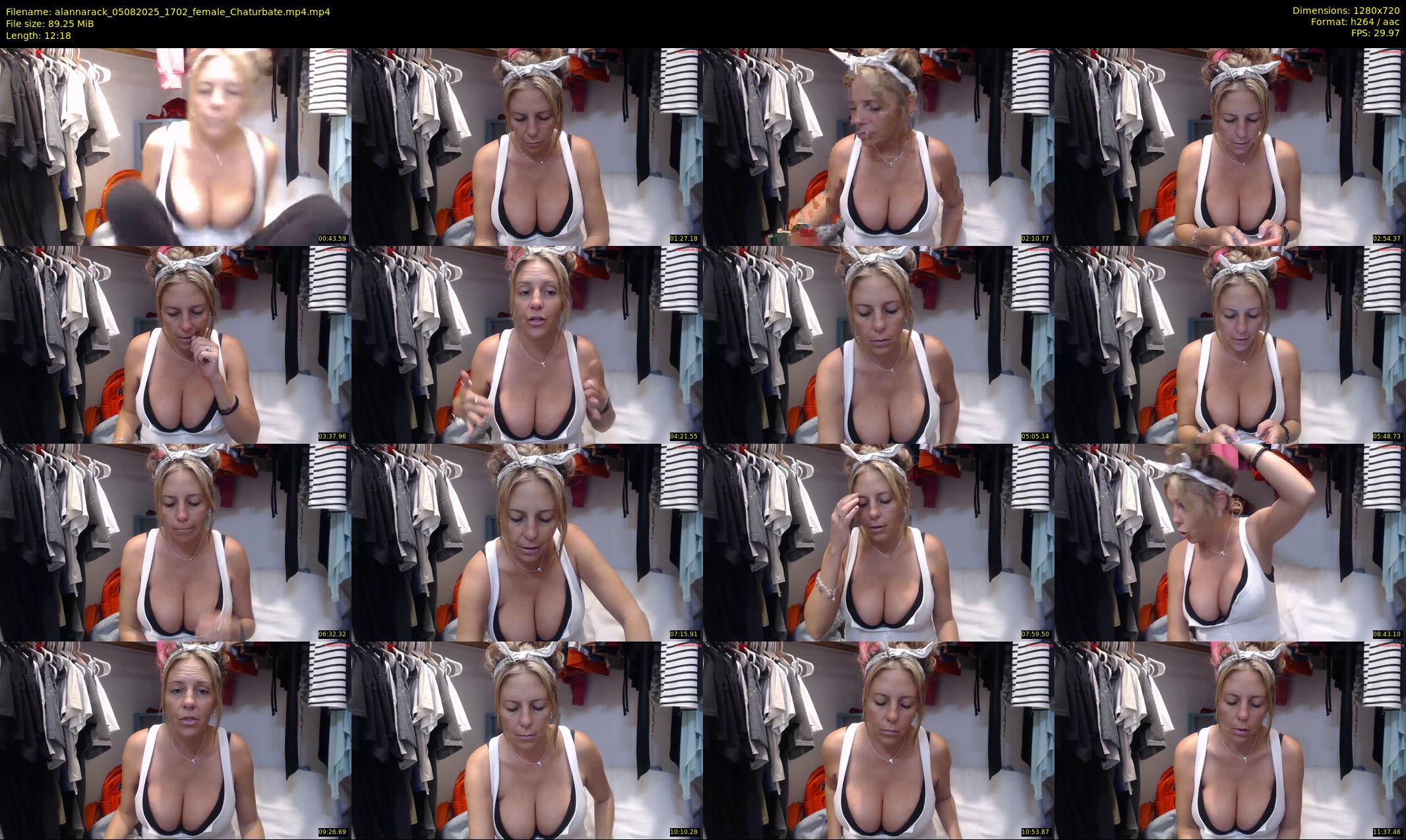 alannarack — 13 minute Chaturbate female cam show recording, 720p, Aug 5, 2025