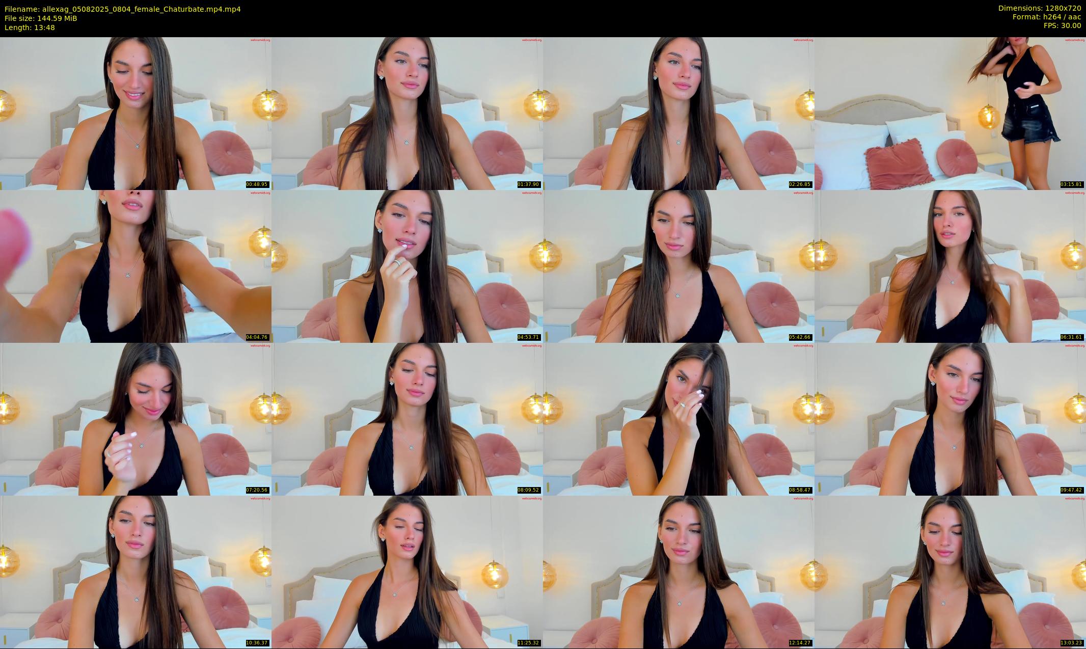 allexag — 14 minute Chaturbate female cam show recording, 720p, Aug 5, 2025