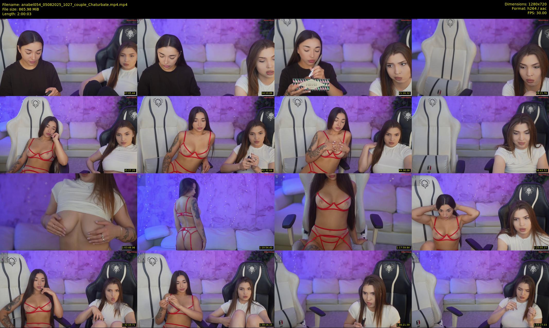anabel054 — 121 minute Chaturbate female cam show recording, 720p, Aug 5, 2025