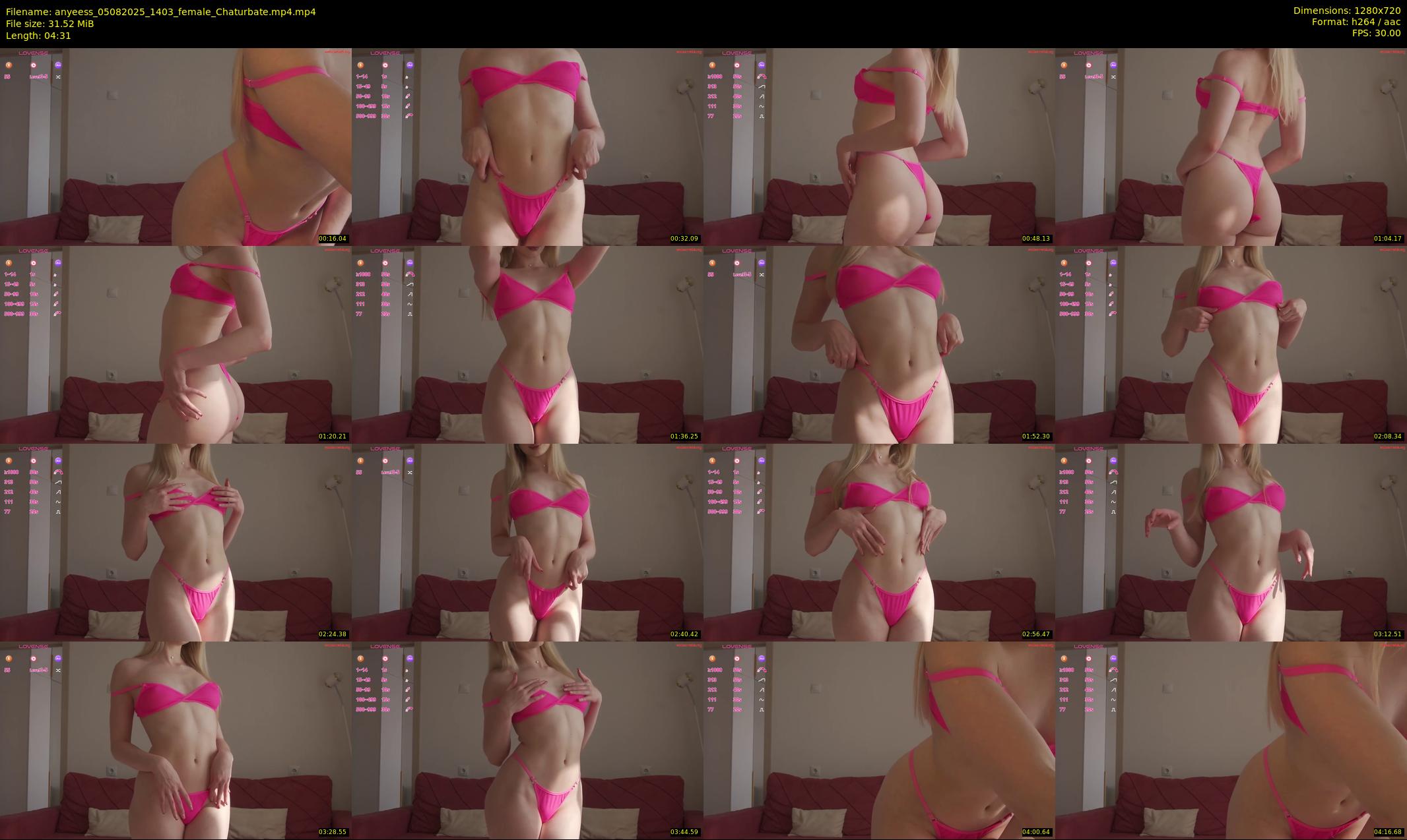anyeess — 5 minute Chaturbate female cam show recording, 720p, Aug 5, 2025