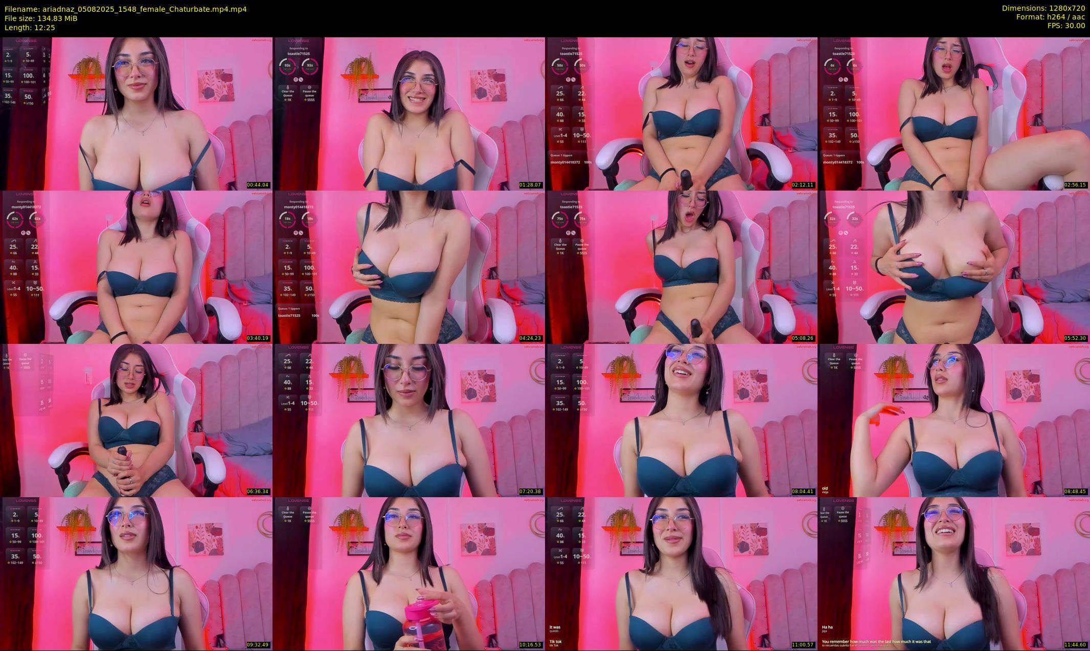 ariadnaz — 13 minute Chaturbate female cam show recording, 720p, Aug 5, 2025