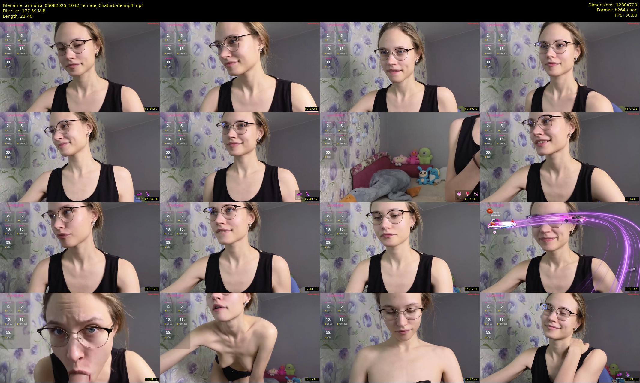 armurra — 22 minute Chaturbate female cam show recording, 720p, Aug 5, 2025