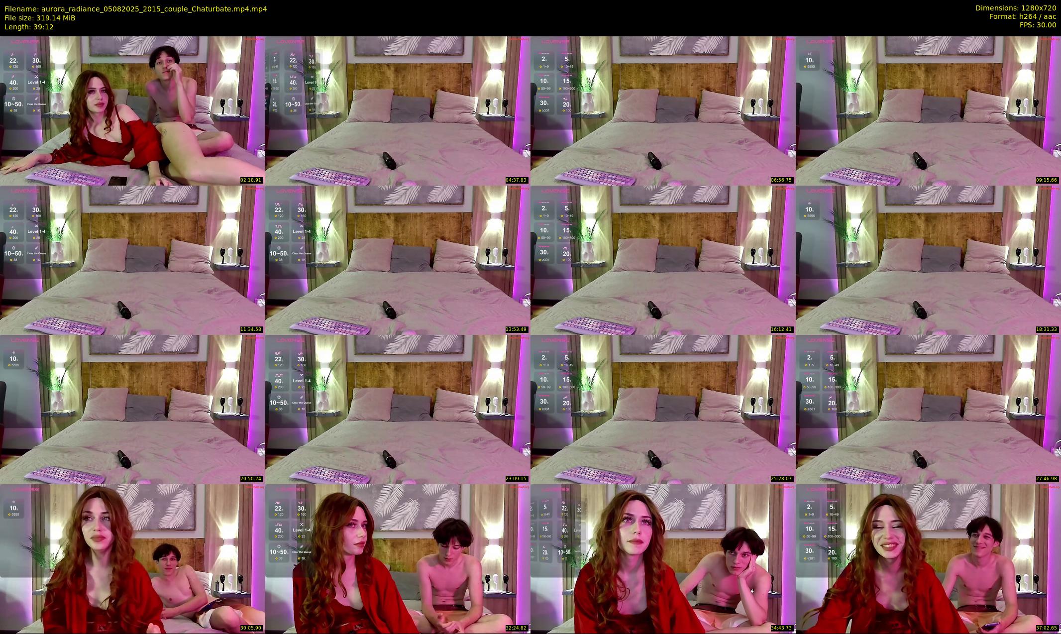 aurora_radiance — 40 minute Chaturbate couple cam show recording, 720p, Aug 5, 2025