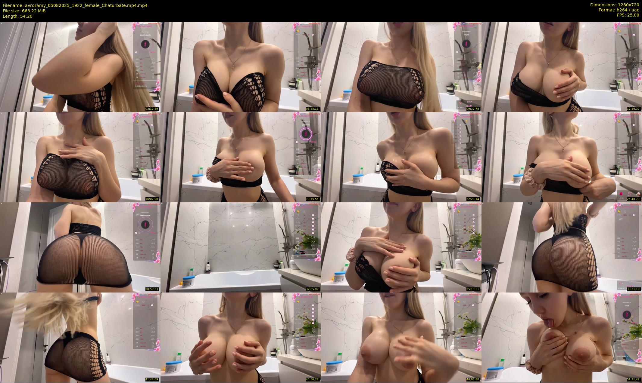 avroramy — 55 minute Chaturbate female cam show recording, 720p, Aug 5, 2025
