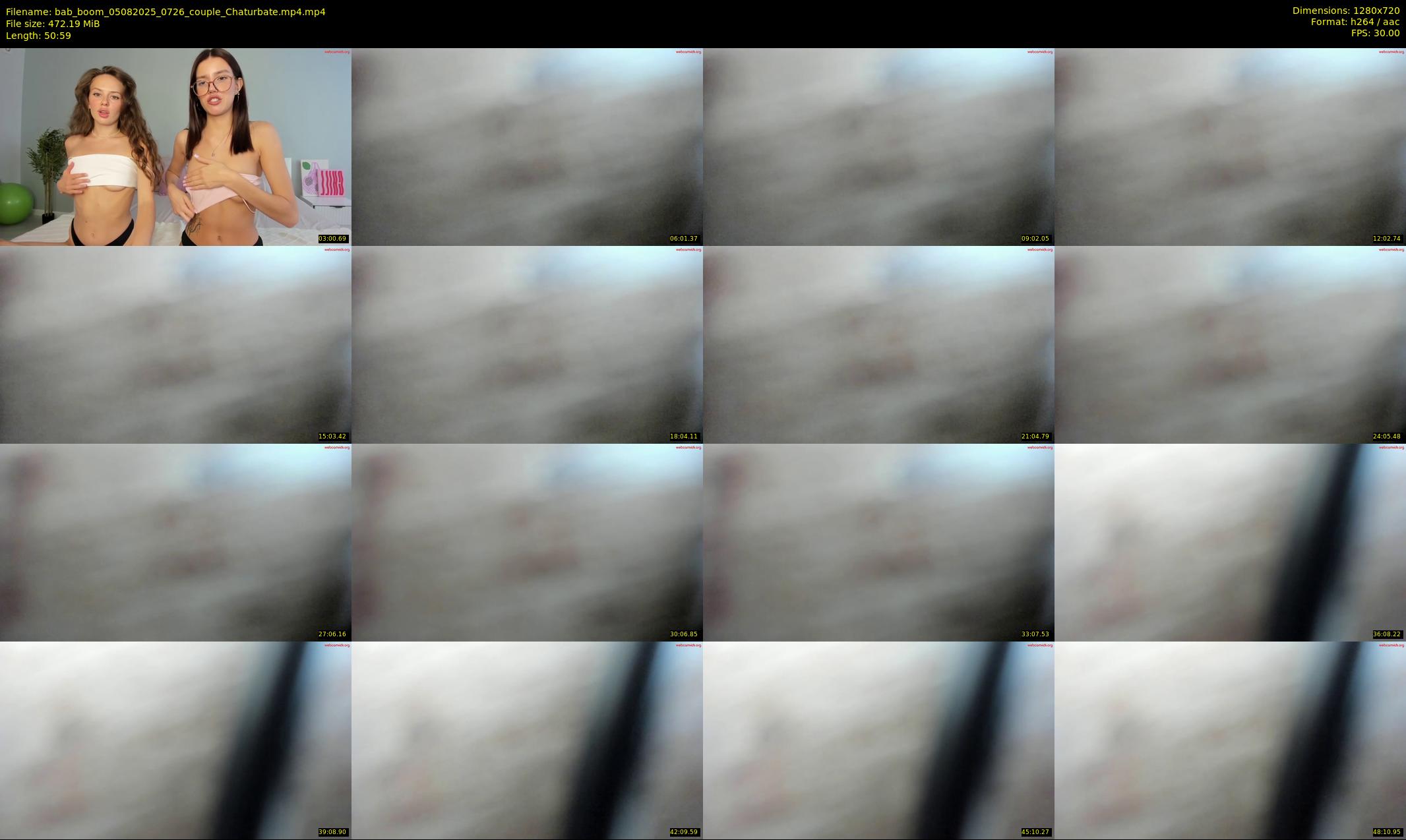 bab_boom — 51 minute Chaturbate couple cam show recording, 720p, Aug 5, 2025