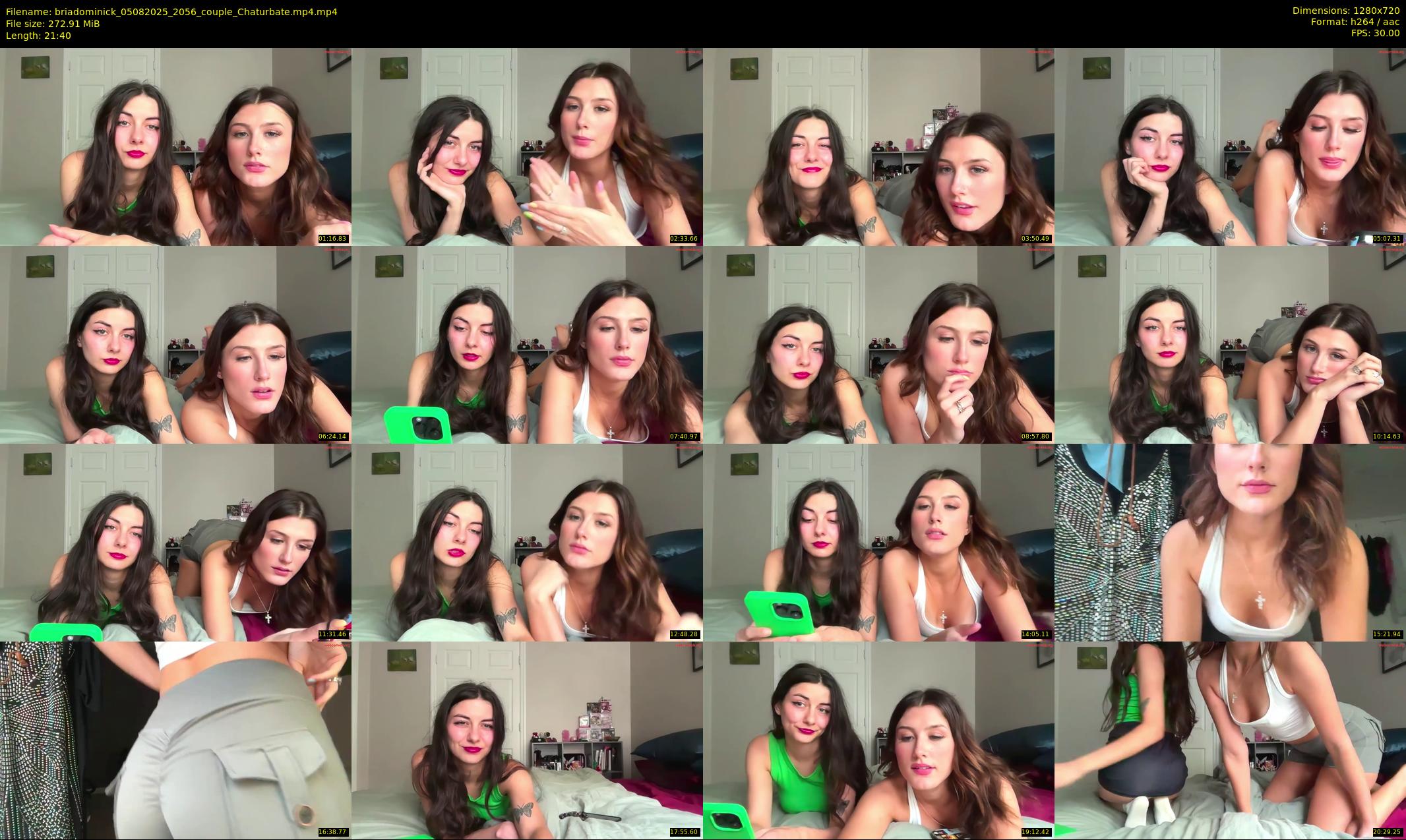 briadominick — 22 minute Chaturbate couple cam show recording, 720p, Aug 5, 2025