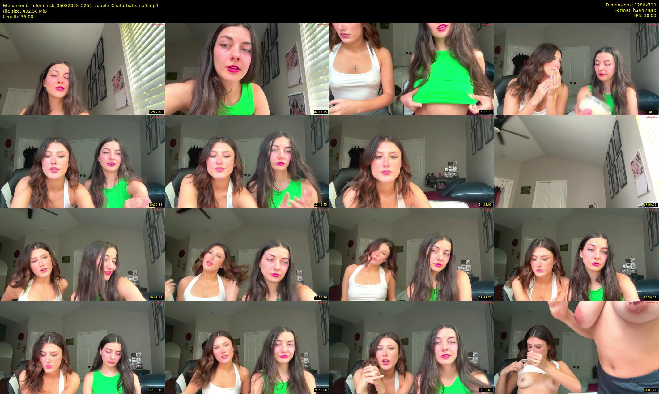 briadominick — 36 minute Chaturbate couple cam show recording, 720p, Aug 5, 2025