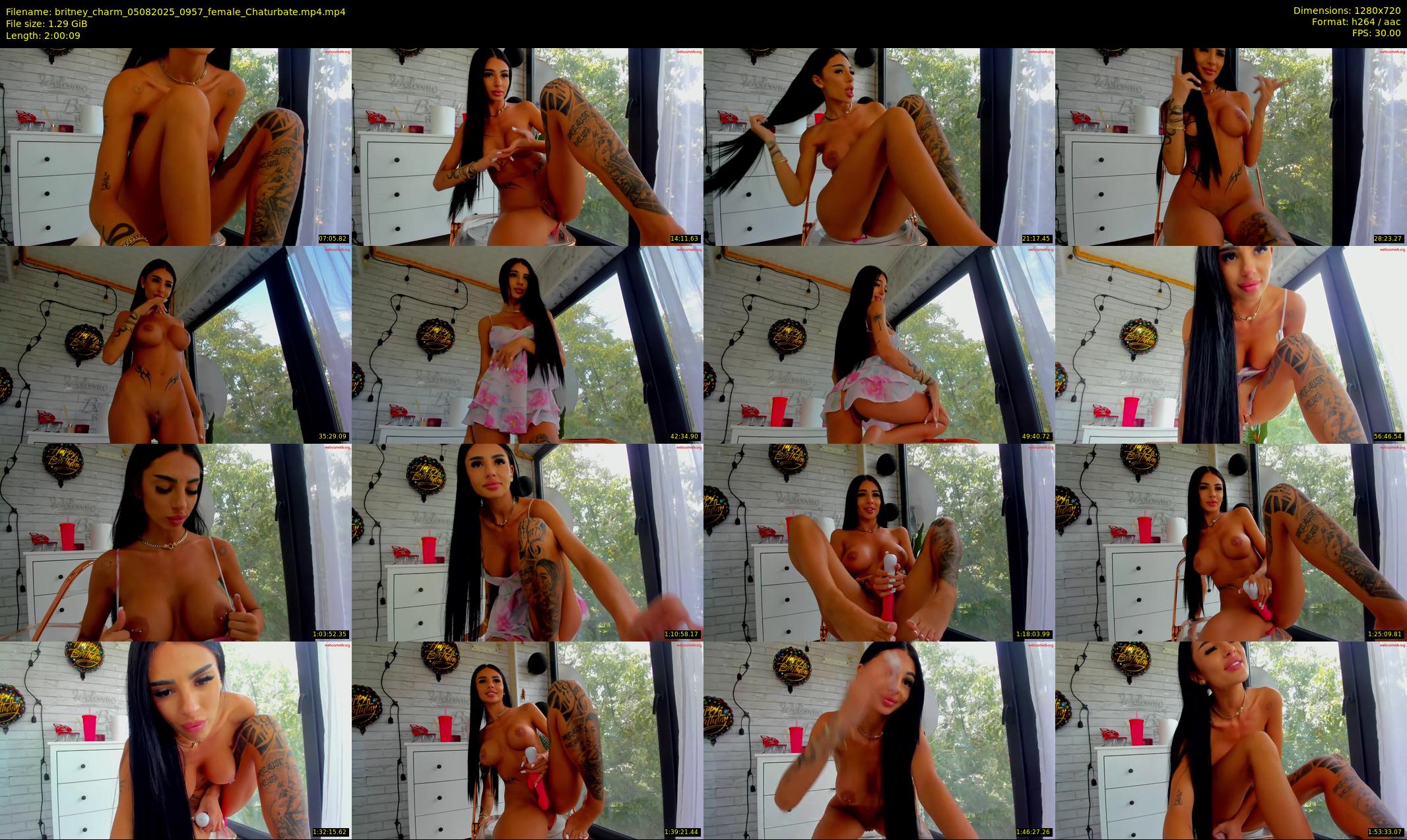 britney_charm — 121 minute Chaturbate female cam show recording, 720p, Aug 5, 2025