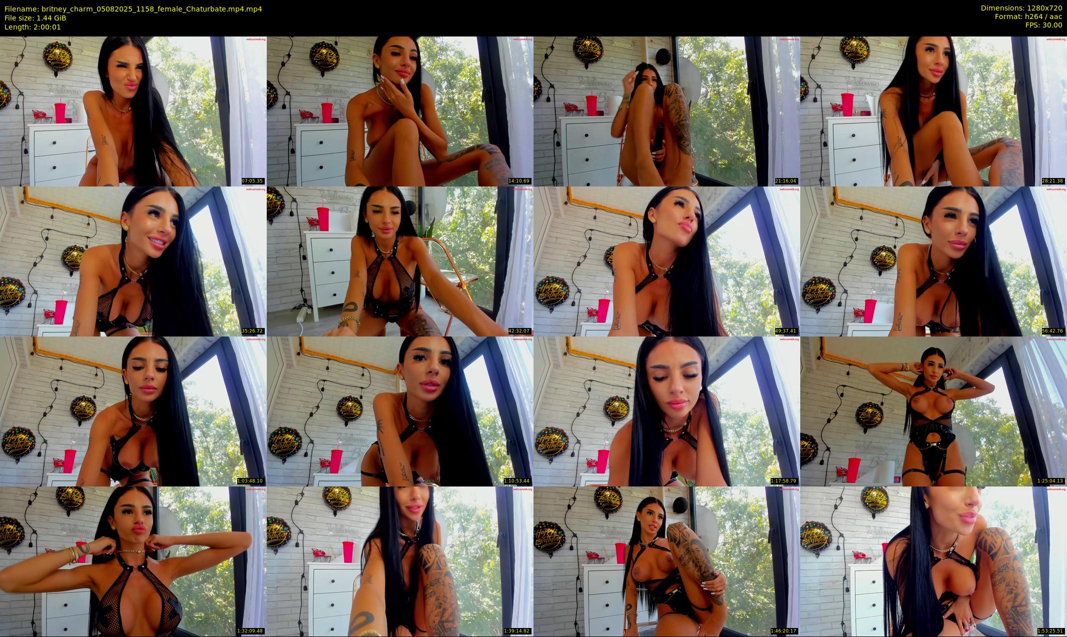 britney_charm — 121 minute Chaturbate female cam show recording, 720p, Aug 5, 2025