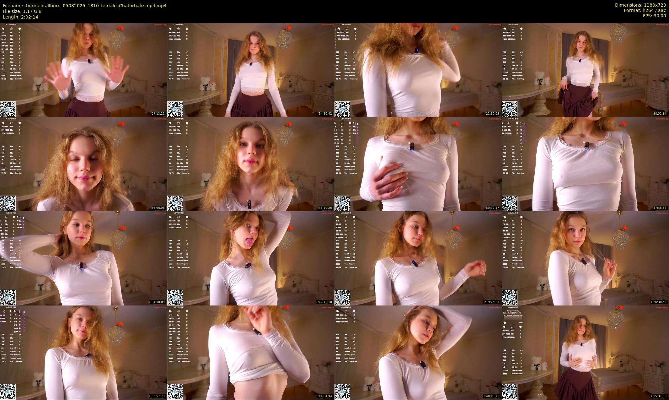 burnletitallburn — 123 minute Chaturbate female cam show recording, 720p, Aug 5, 2025