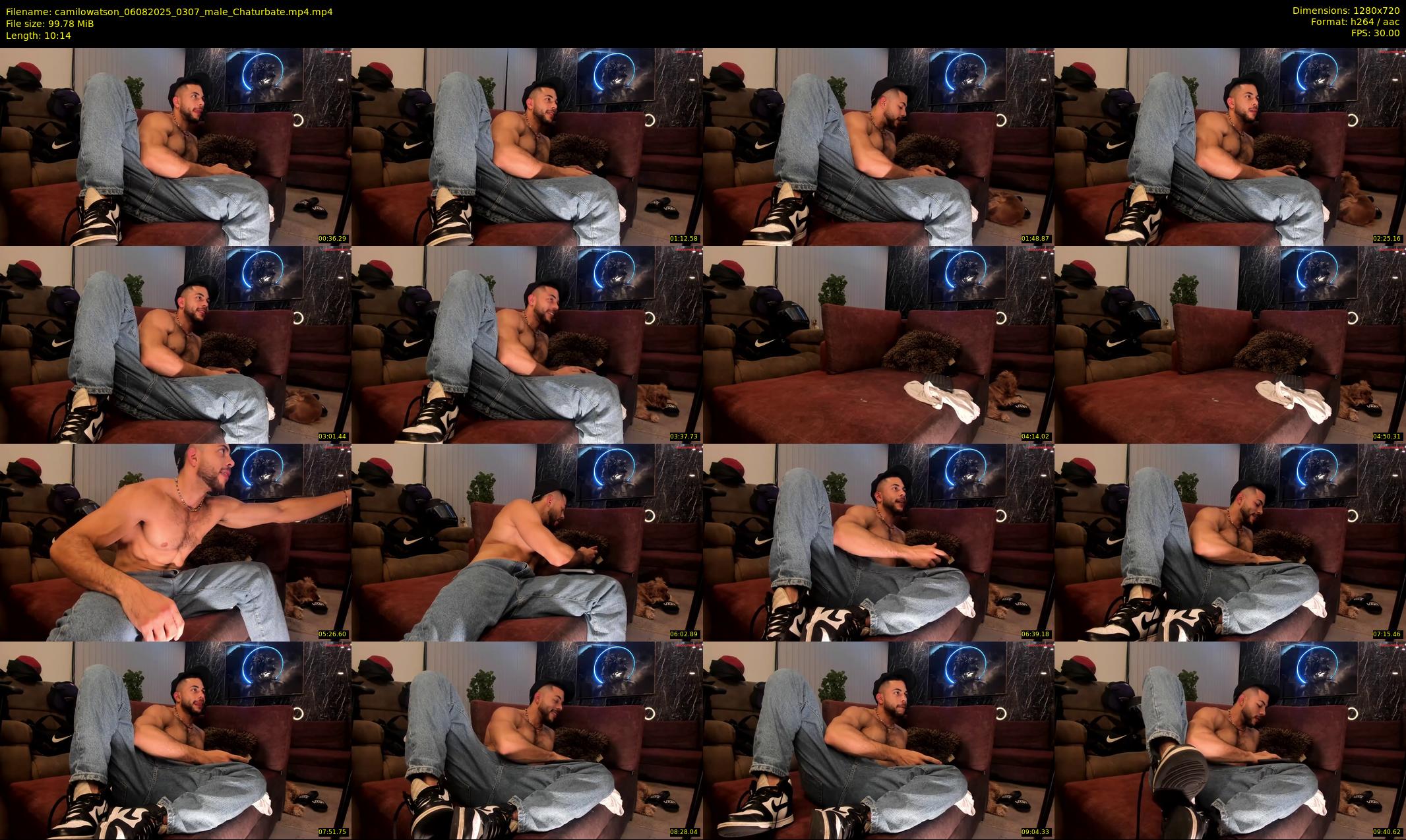 camilowatson — 11 minute Chaturbate male cam show recording, 720p, Aug 6, 2025