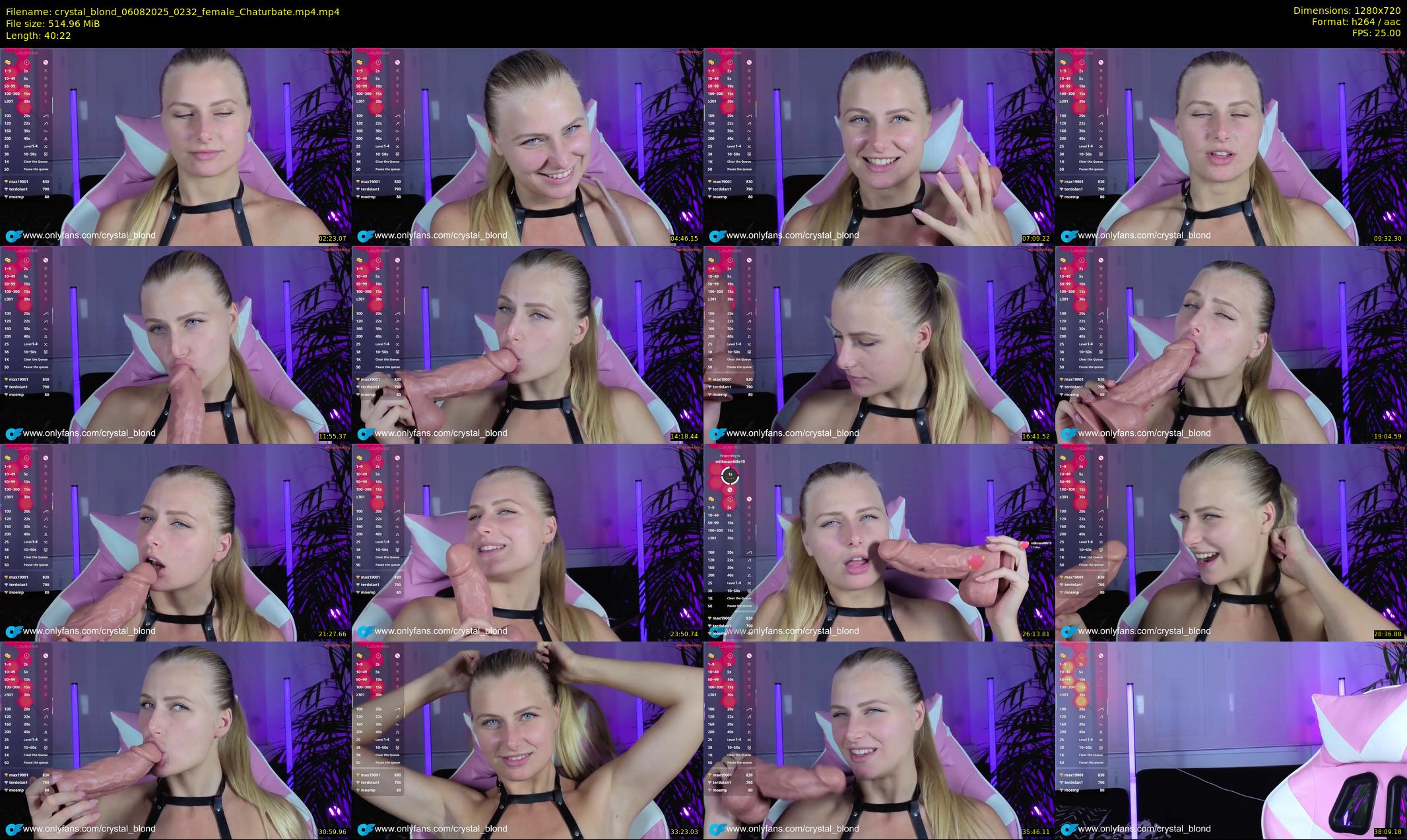 crystal_blond — 41 minute Chaturbate female cam show recording, 720p, Aug 6, 2025