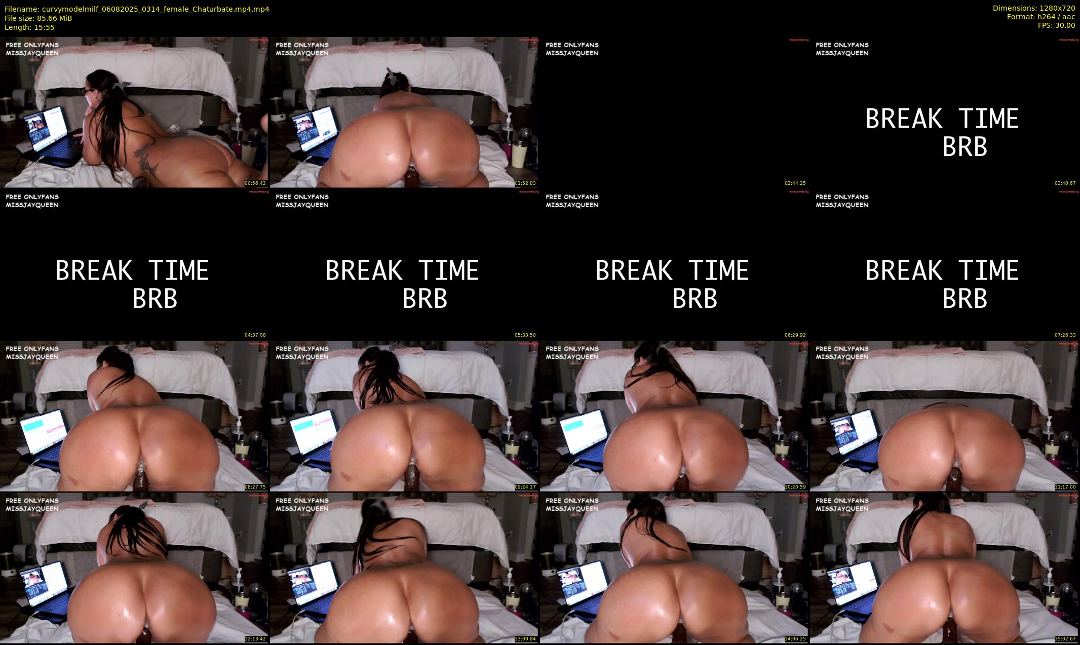 curvymodelmilf — 16 minute Chaturbate female cam show recording, 720p, Aug 6, 2025