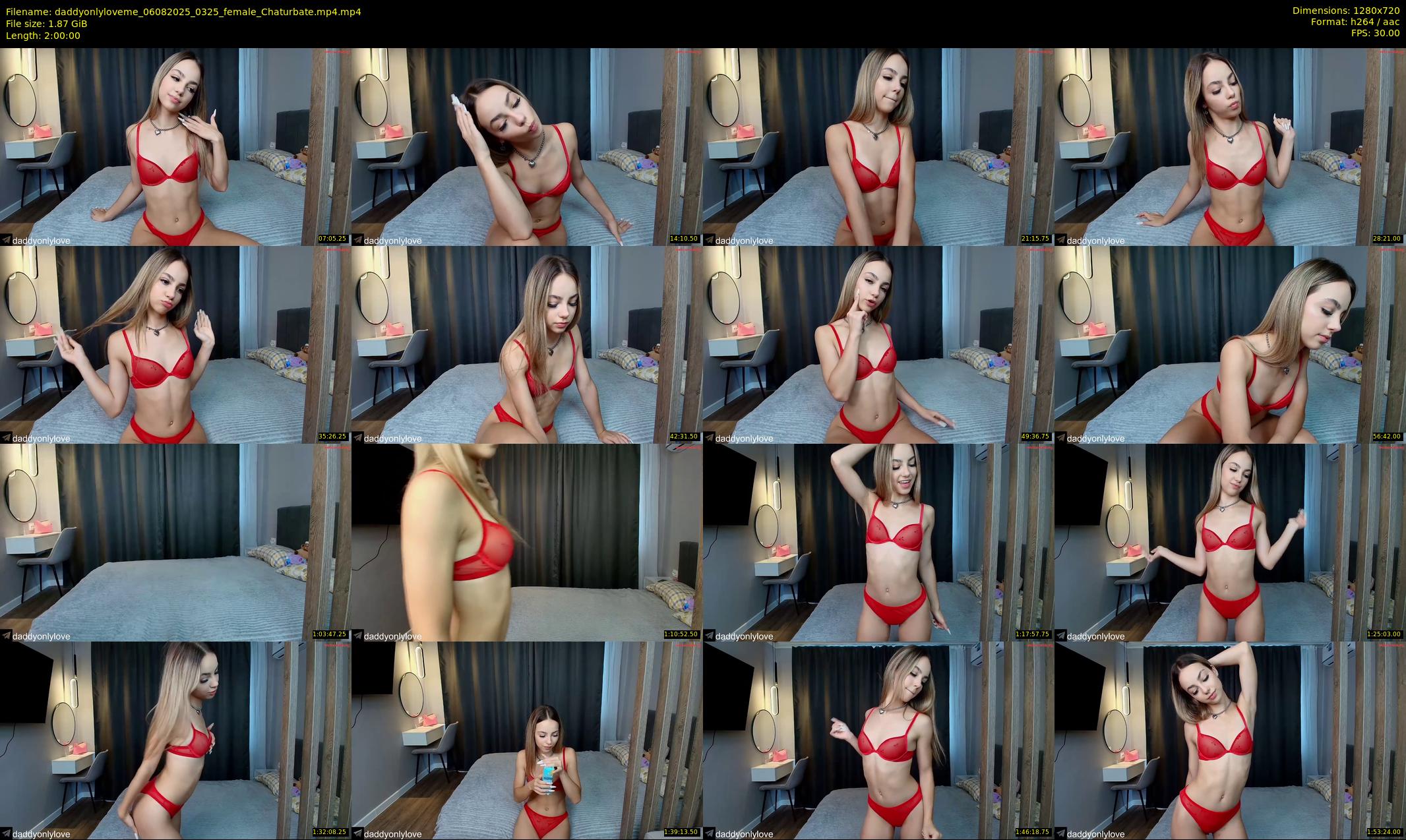 daddyonlyloveme — 120 minute Chaturbate female cam show recording, 720p, Aug 6, 2025
