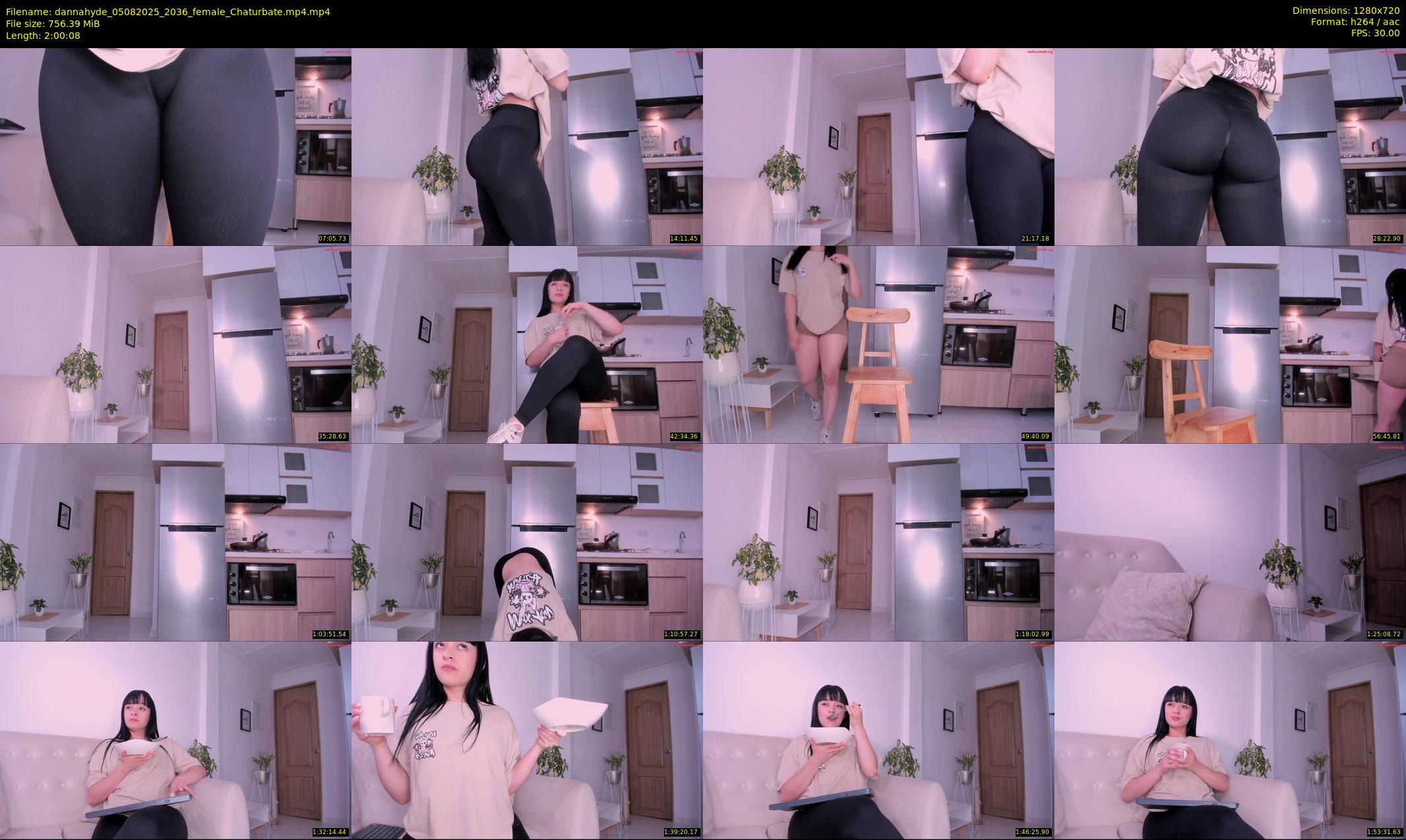 dannahyde — 121 minute Chaturbate female cam show recording, 720p, Aug 5, 2025