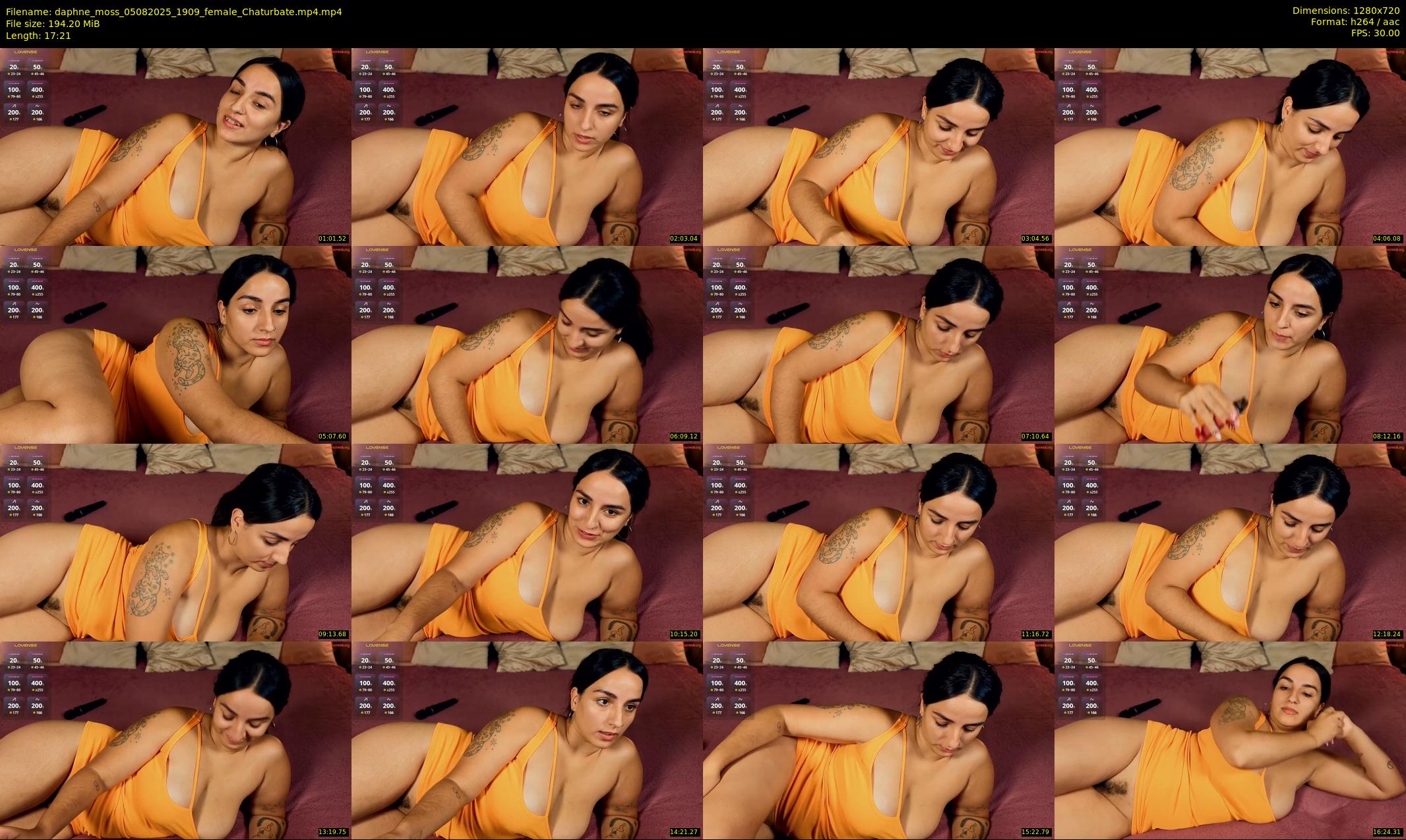 daphne_moss — 18 minute Chaturbate female cam show recording, 720p, Aug 5, 2025