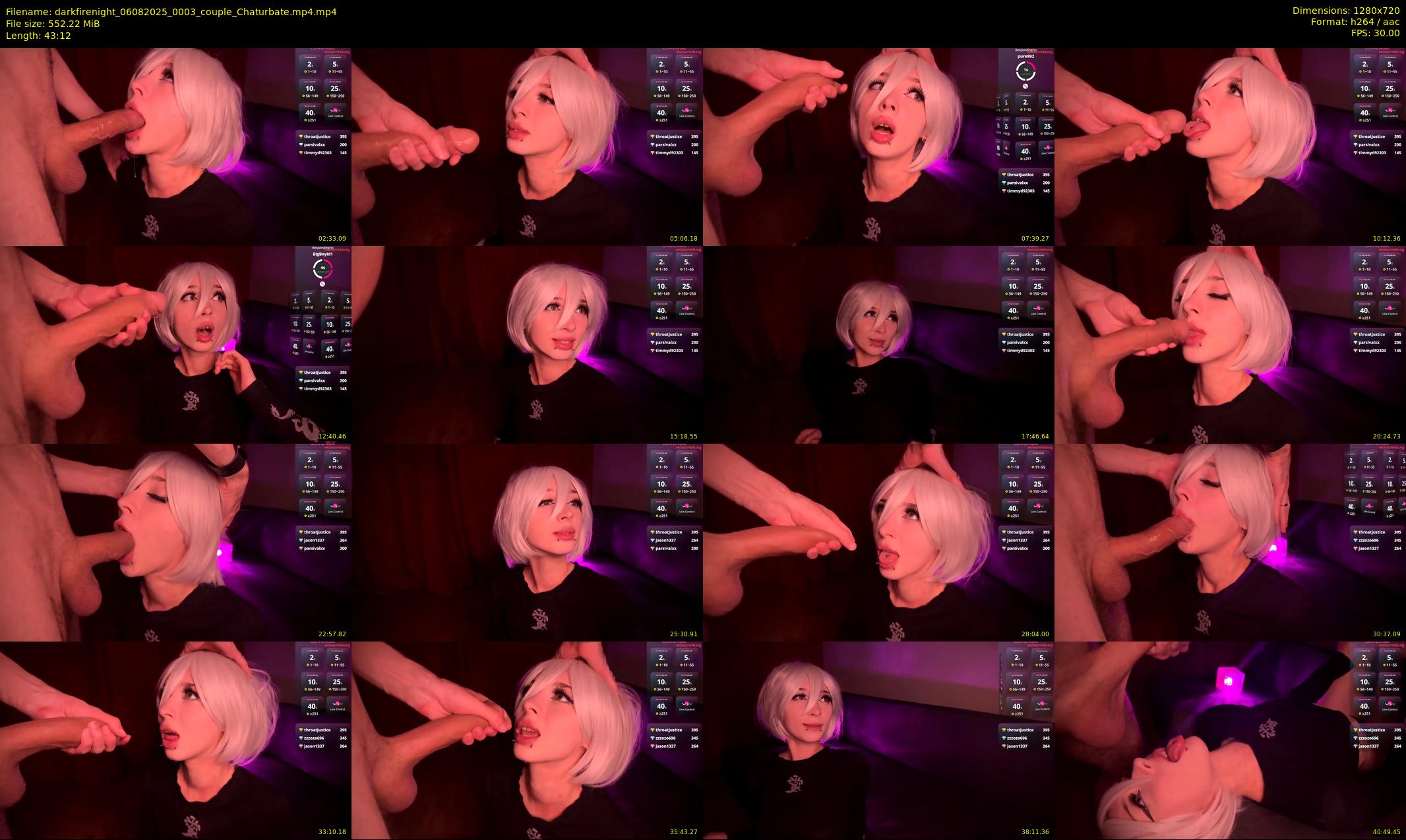 darkfirenight — 44 minute Chaturbate couple cam show recording, 720p, Aug 6, 2025