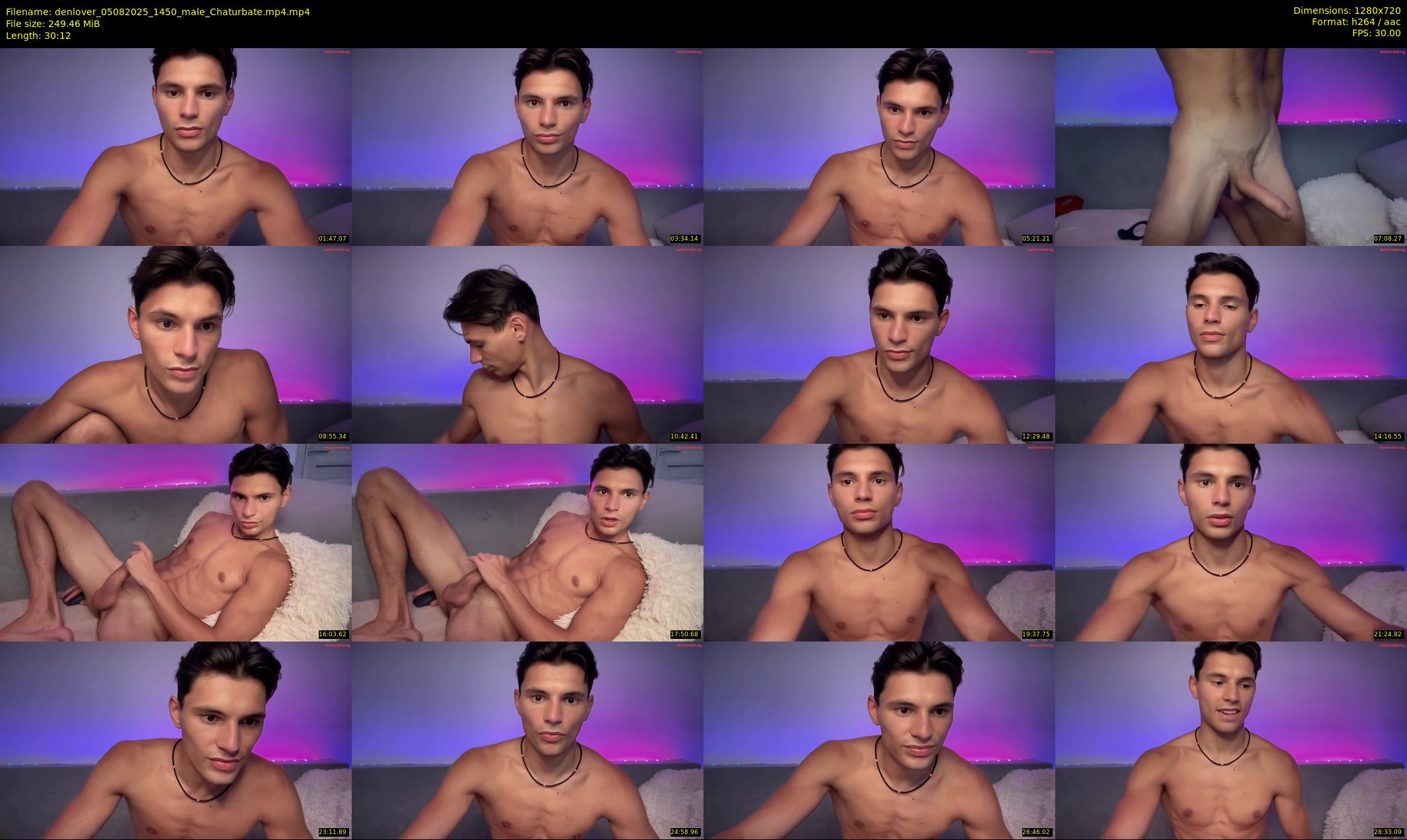 denlover — 31 minute Chaturbate male cam show recording, 720p, Aug 5, 2025