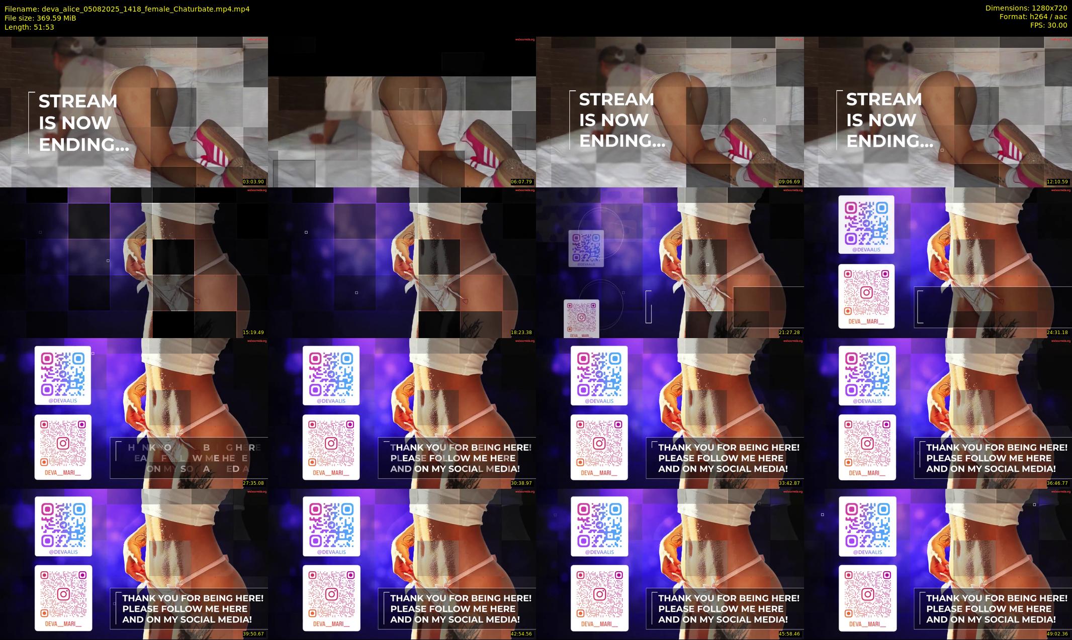 deva_alice — 52 minute Chaturbate female cam show recording, 720p, Aug 5, 2025