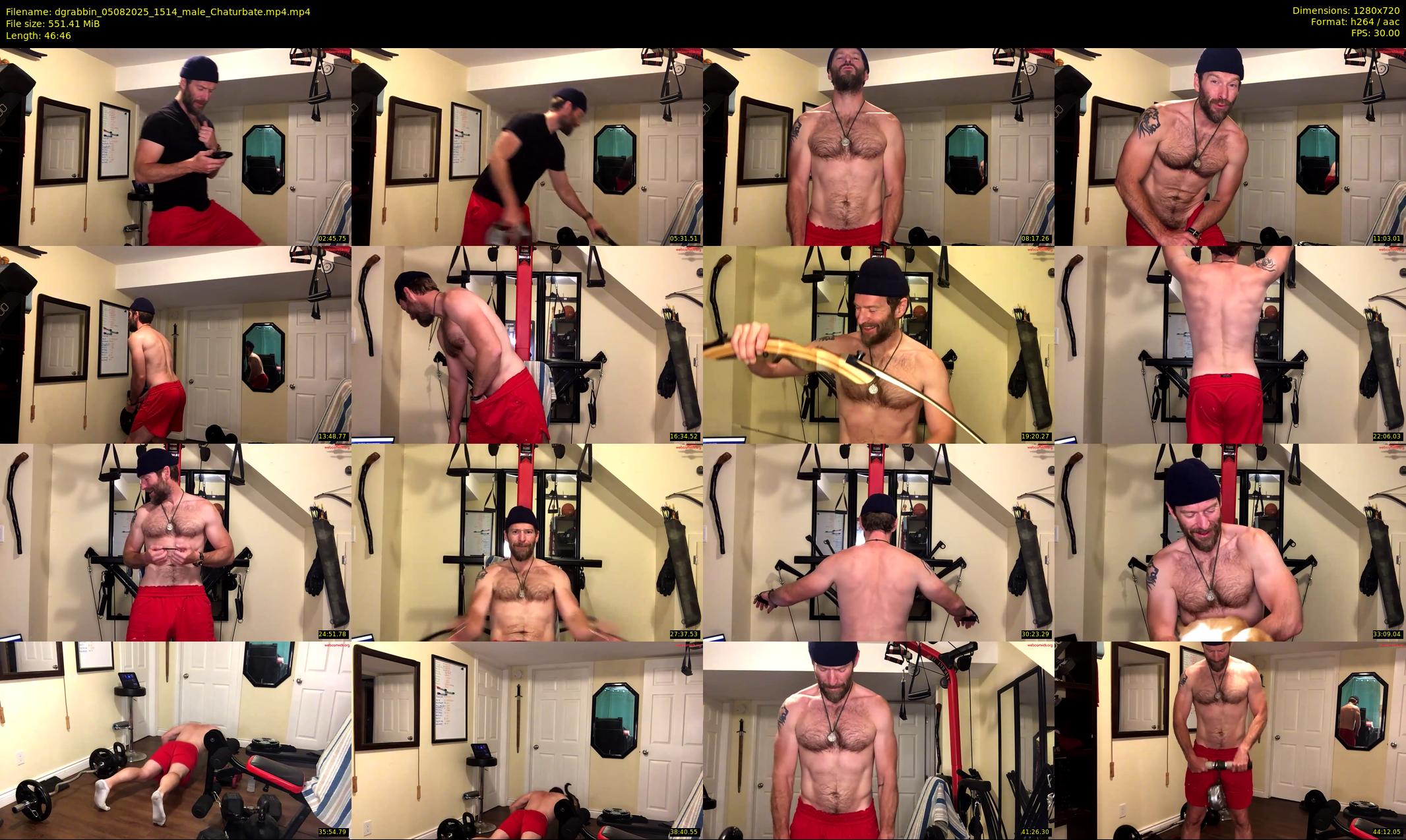 dgrabbin — 47 minute Chaturbate male cam show recording, 720p, Aug 5, 2025