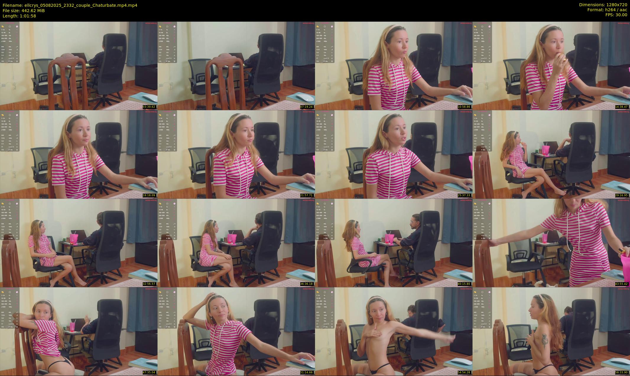 ellcrys — 62 minute Chaturbate couple cam show recording, 720p, Aug 5, 2025
