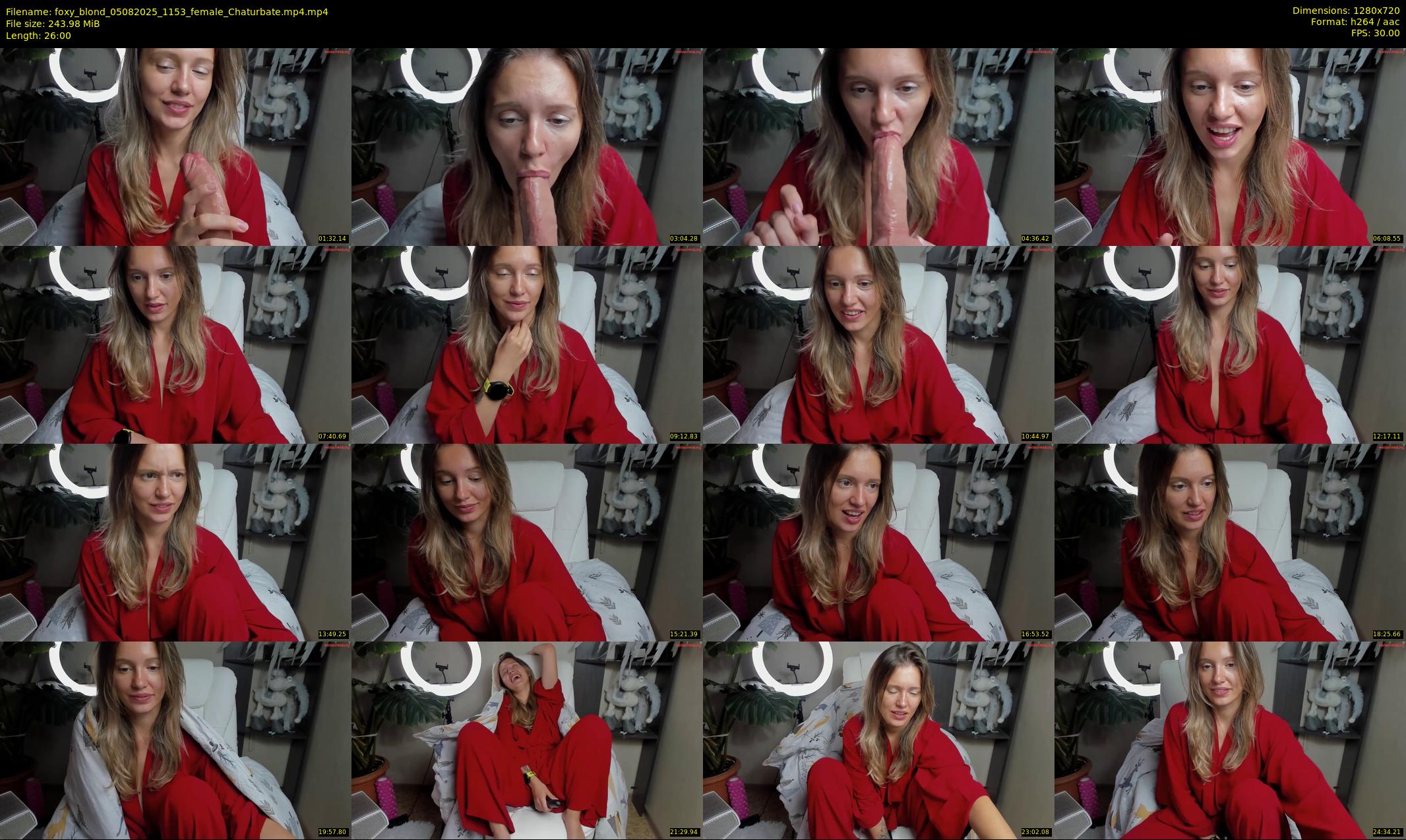 foxy_blond — 26 minute Chaturbate female cam show recording, 720p, Aug 5, 2025