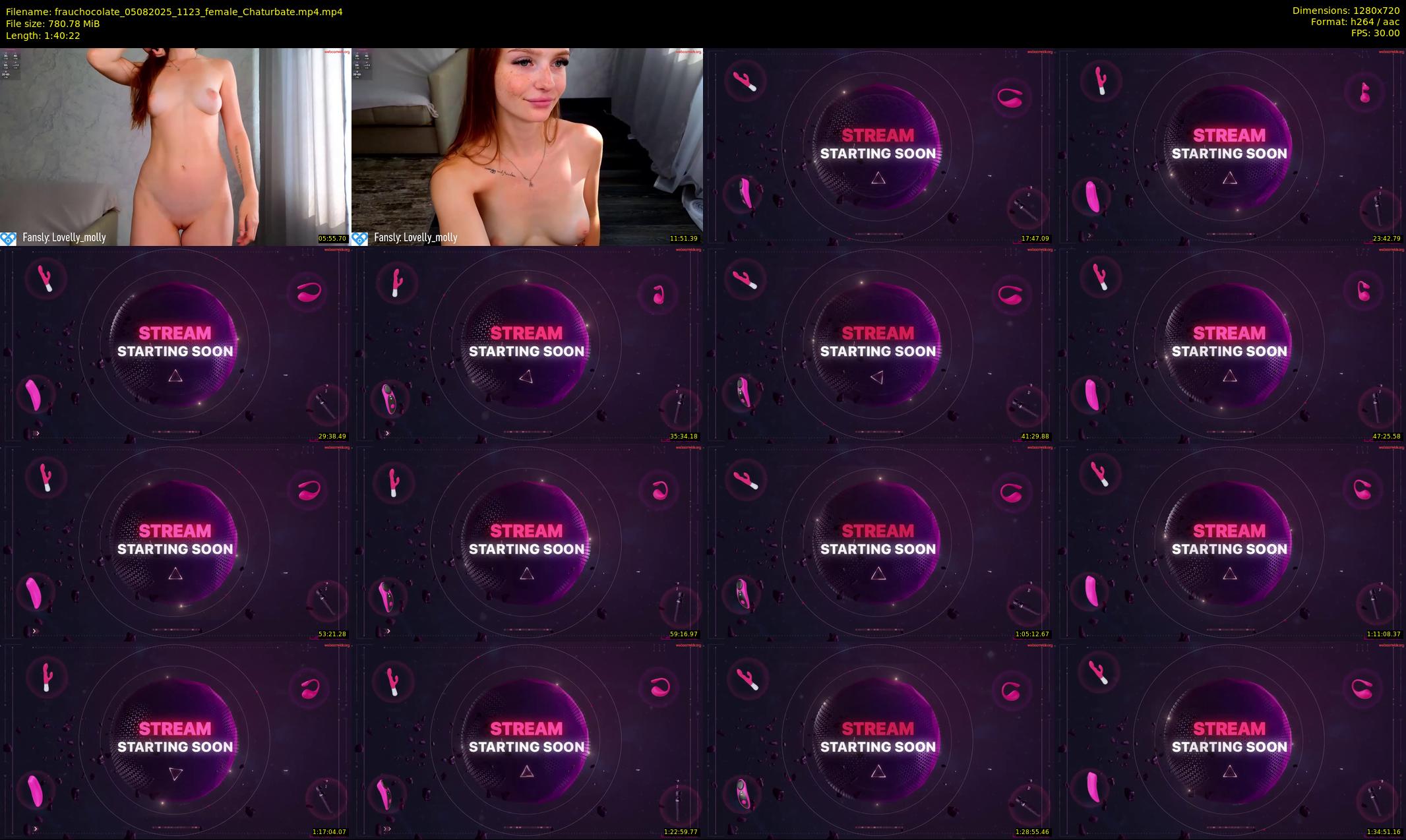 frauchocolate — 101 minute Chaturbate female cam show recording, 720p, Aug 5, 2025