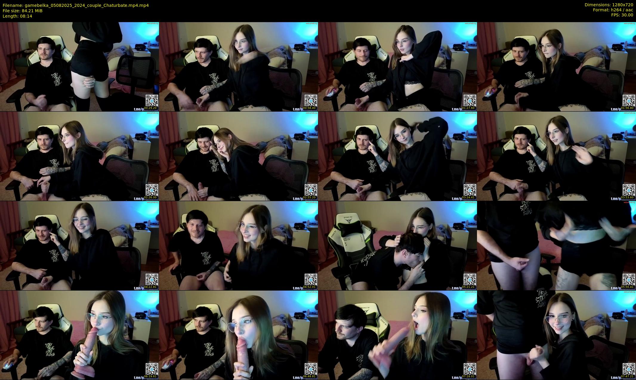 gamebelka — 9 minute Chaturbate couple cam show recording, 720p, Aug 5, 2025