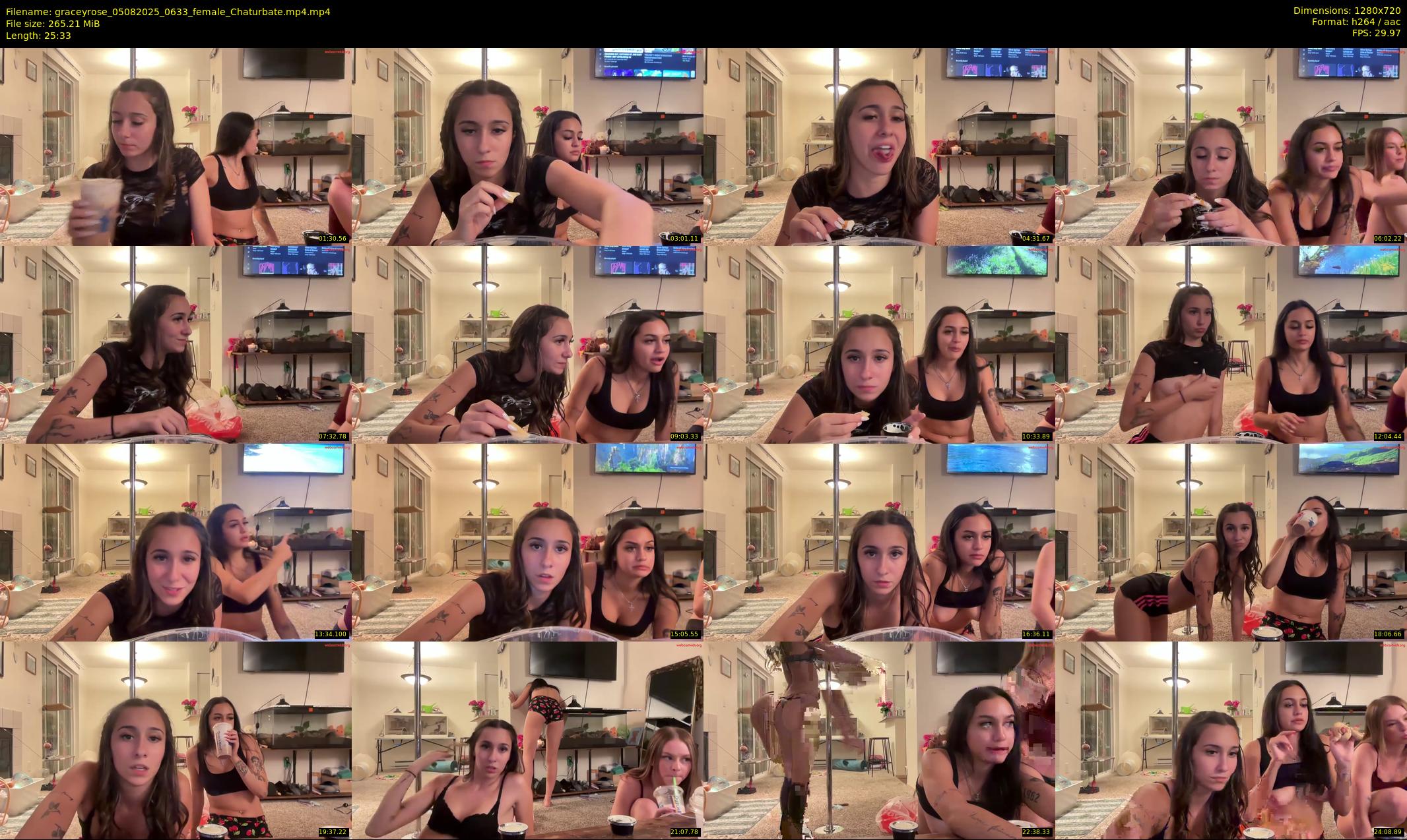 graceyrose — 26 minute Chaturbate female cam show recording, 720p, Aug 5, 2025