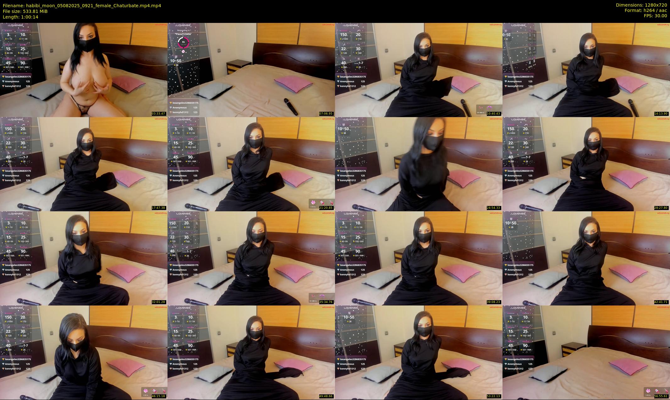 habibi_moon — 61 minute Chaturbate female cam show recording, 720p, Aug 5, 2025
