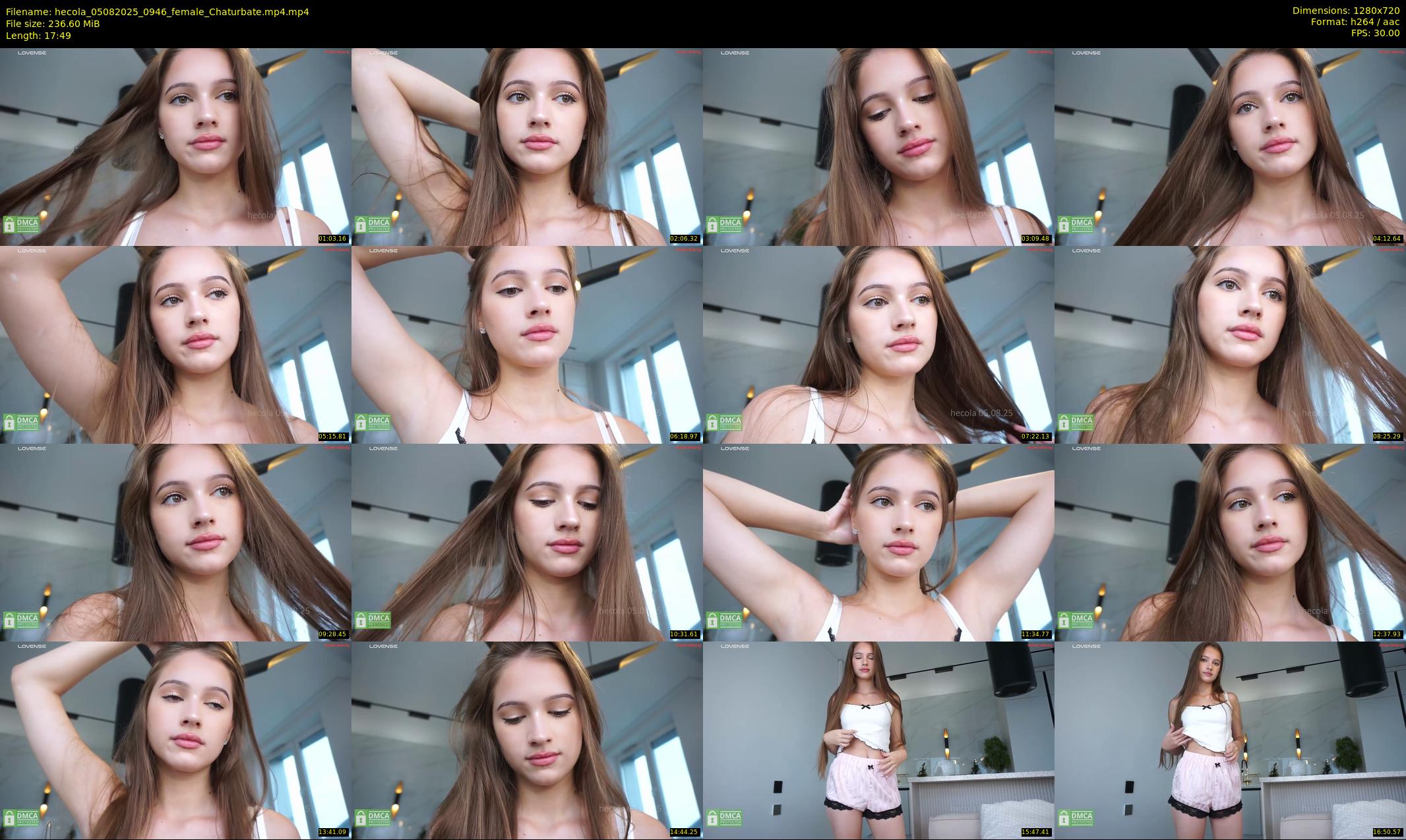 hecola — 18 minute Chaturbate female cam show recording, 720p, Aug 5, 2025