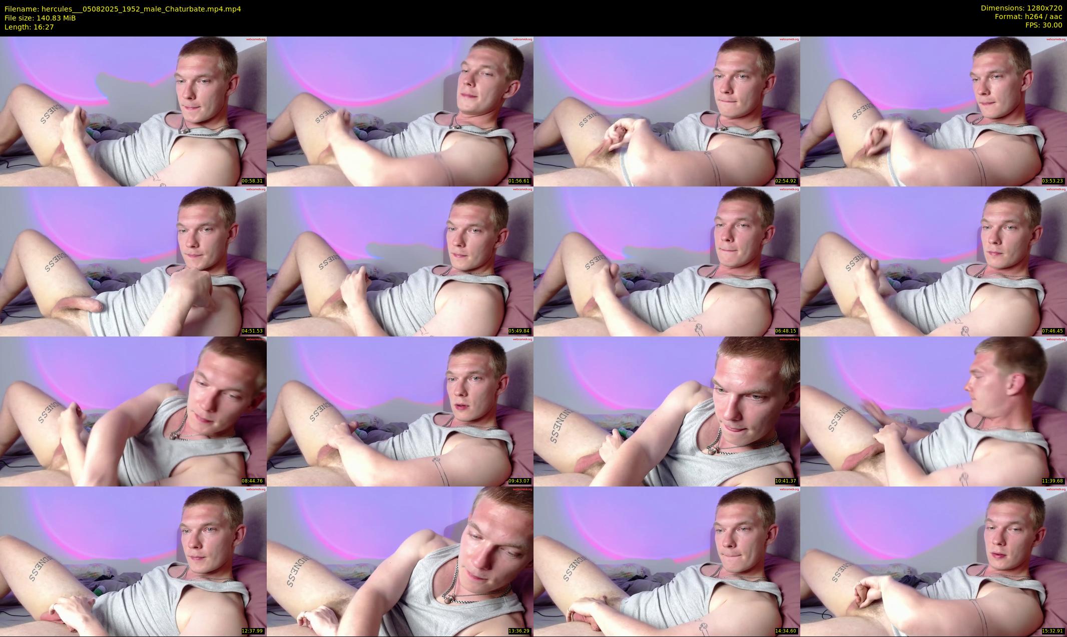 hercules__ — 17 minute Chaturbate male cam show recording, 720p, Aug 5, 2025