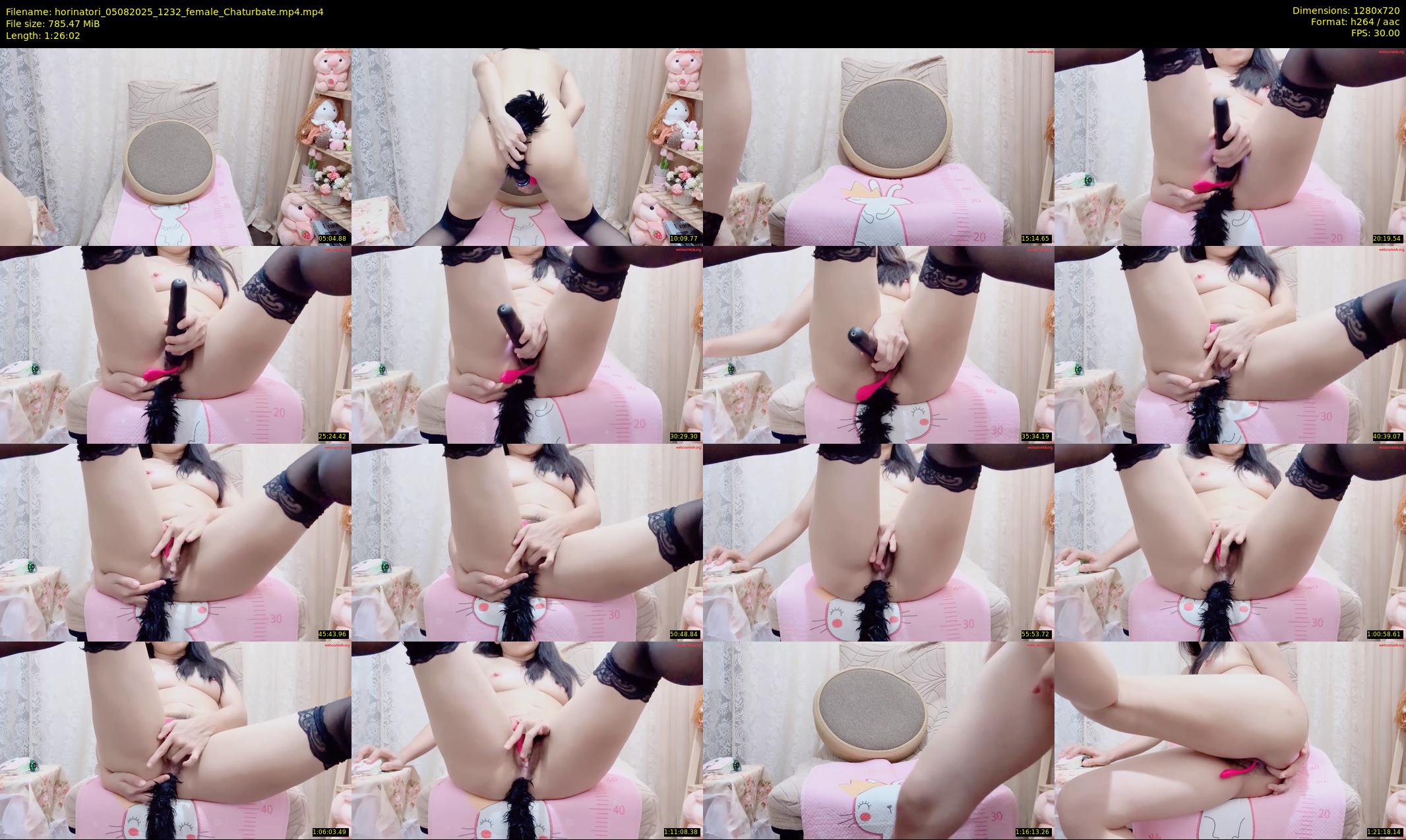 horinatori — 87 minute Chaturbate female cam show recording, 720p, Aug 5, 2025