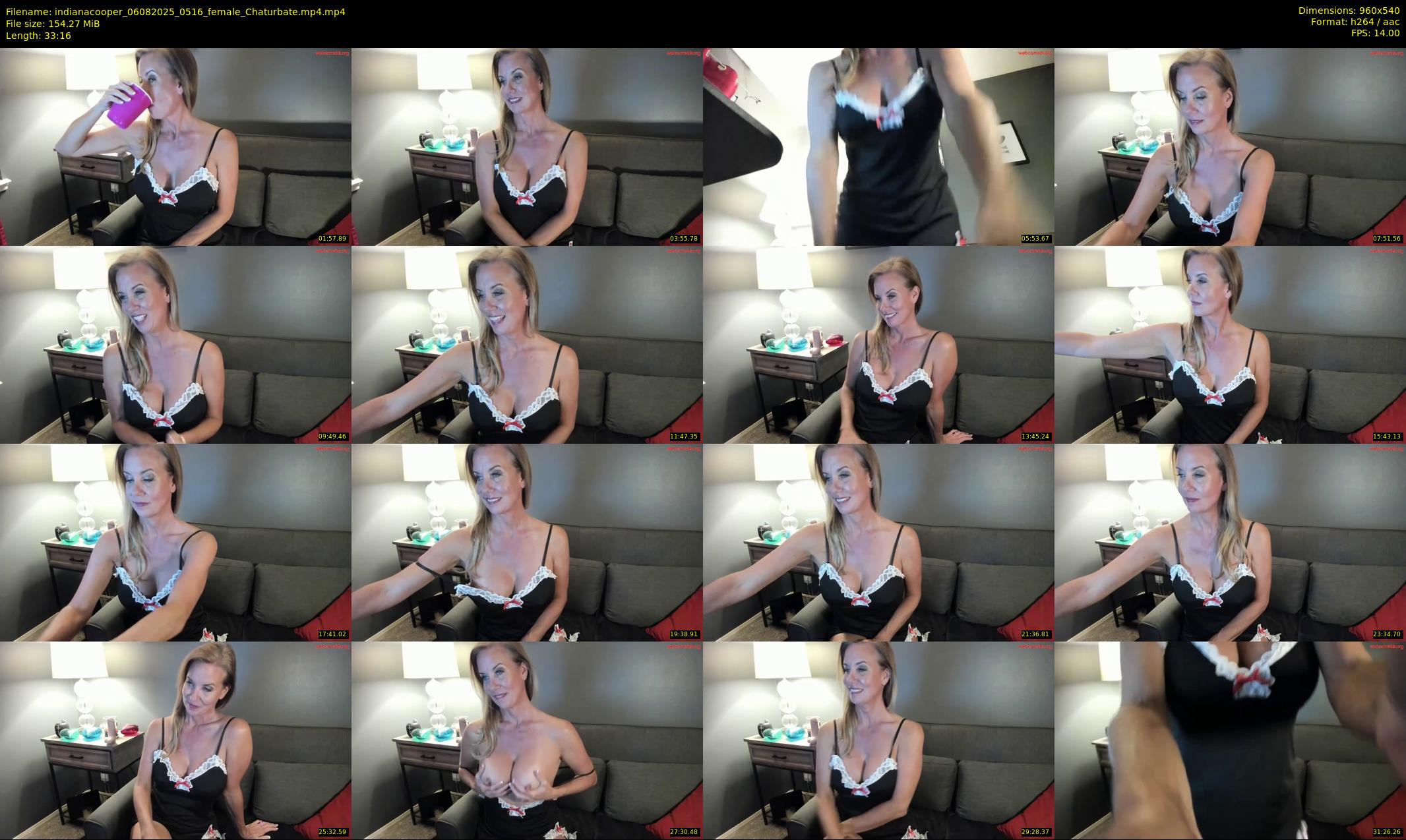 indianacooper — 34 minute Chaturbate female cam show recording, 480p, Aug 6, 2025