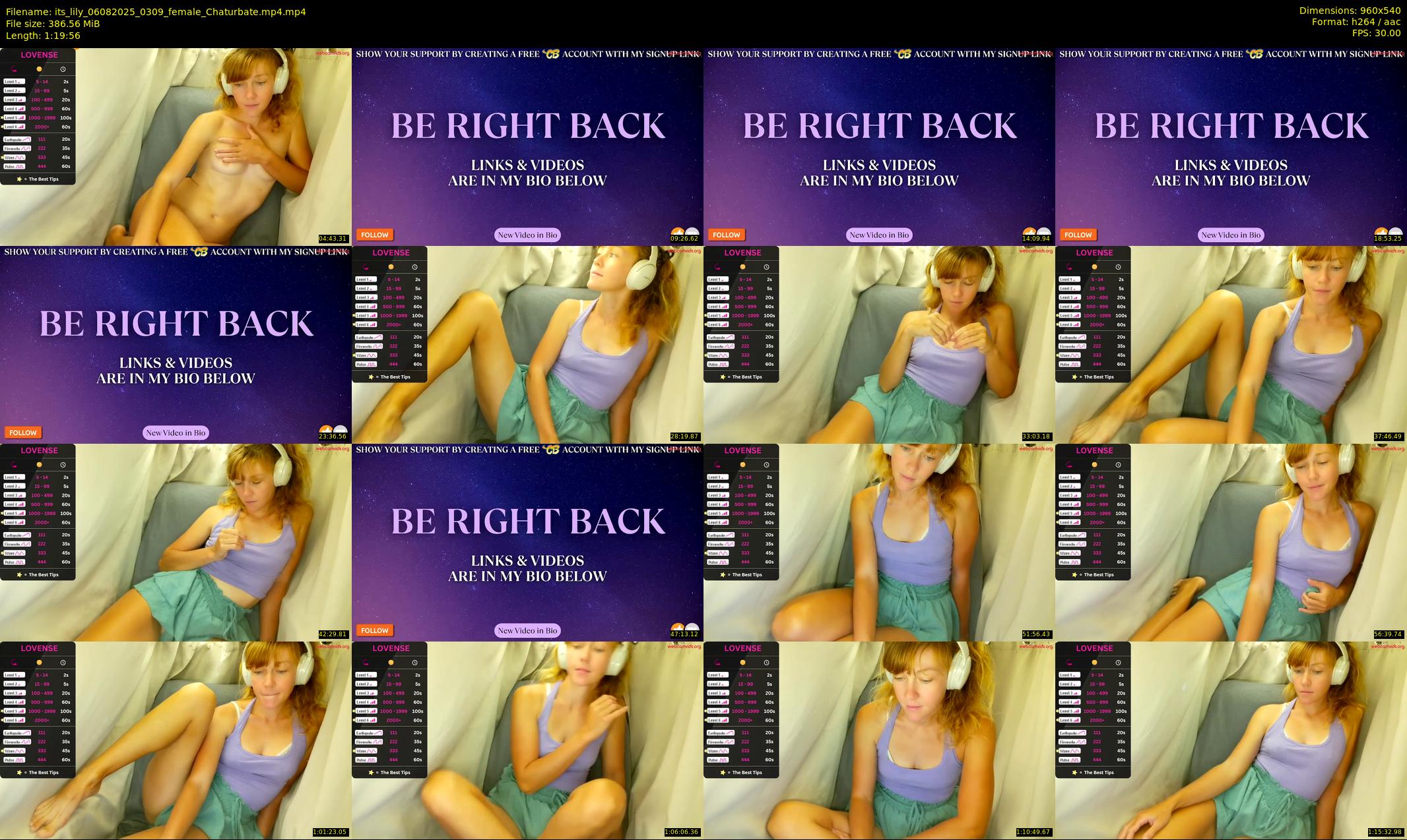 its_lily — 80 minute Chaturbate female cam show recording, 480p, Aug 6, 2025