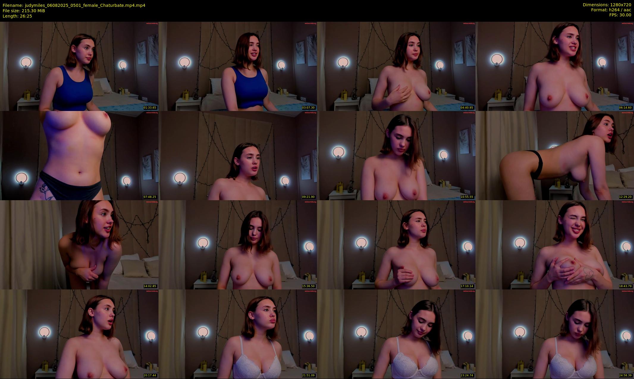 judymiles — 27 minute Chaturbate female cam show recording, 720p, Aug 6, 2025