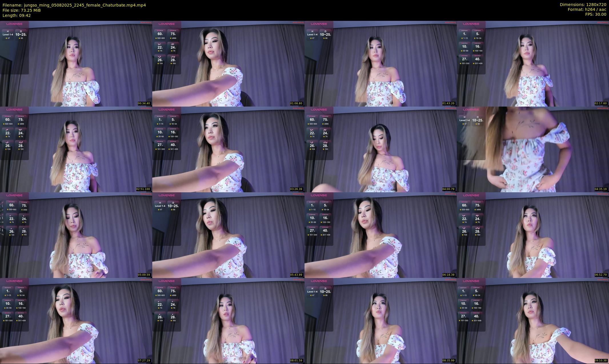 jungso_ming — 10 minute Chaturbate female cam show recording, 720p, Aug 5, 2025