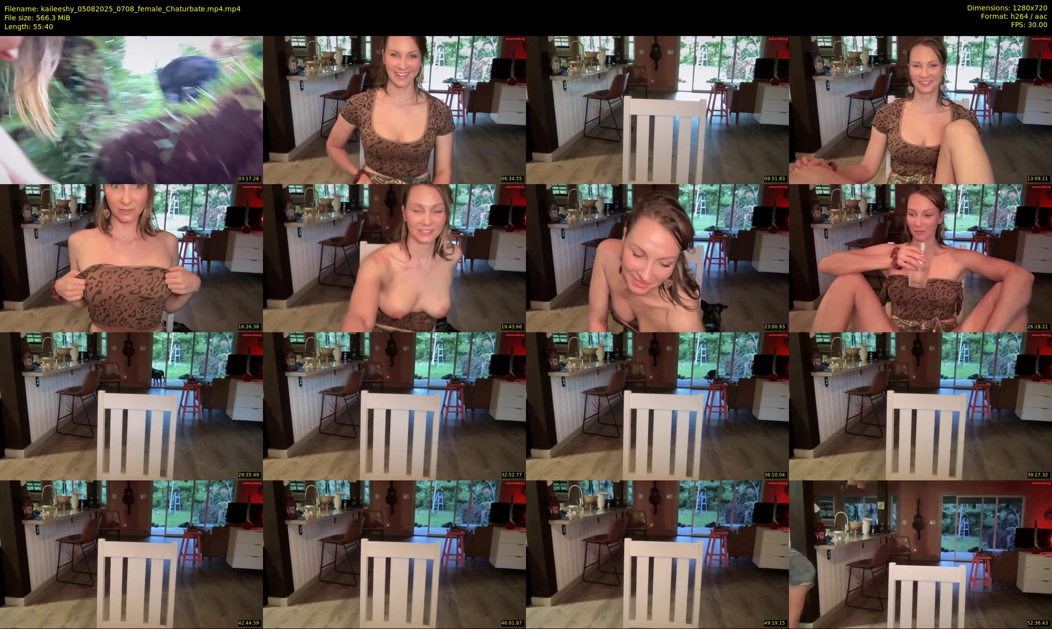 kaileeshy — 56 minute Chaturbate female cam show recording, 720p, Aug 5, 2025