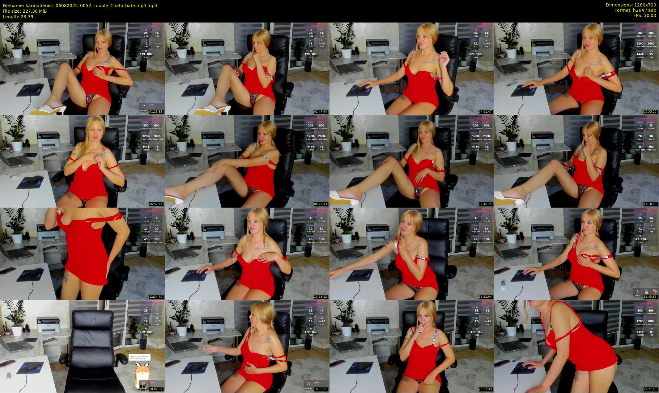 karinadeniss — 24 minute Chaturbate couple cam show recording, 720p, Aug 6, 2025