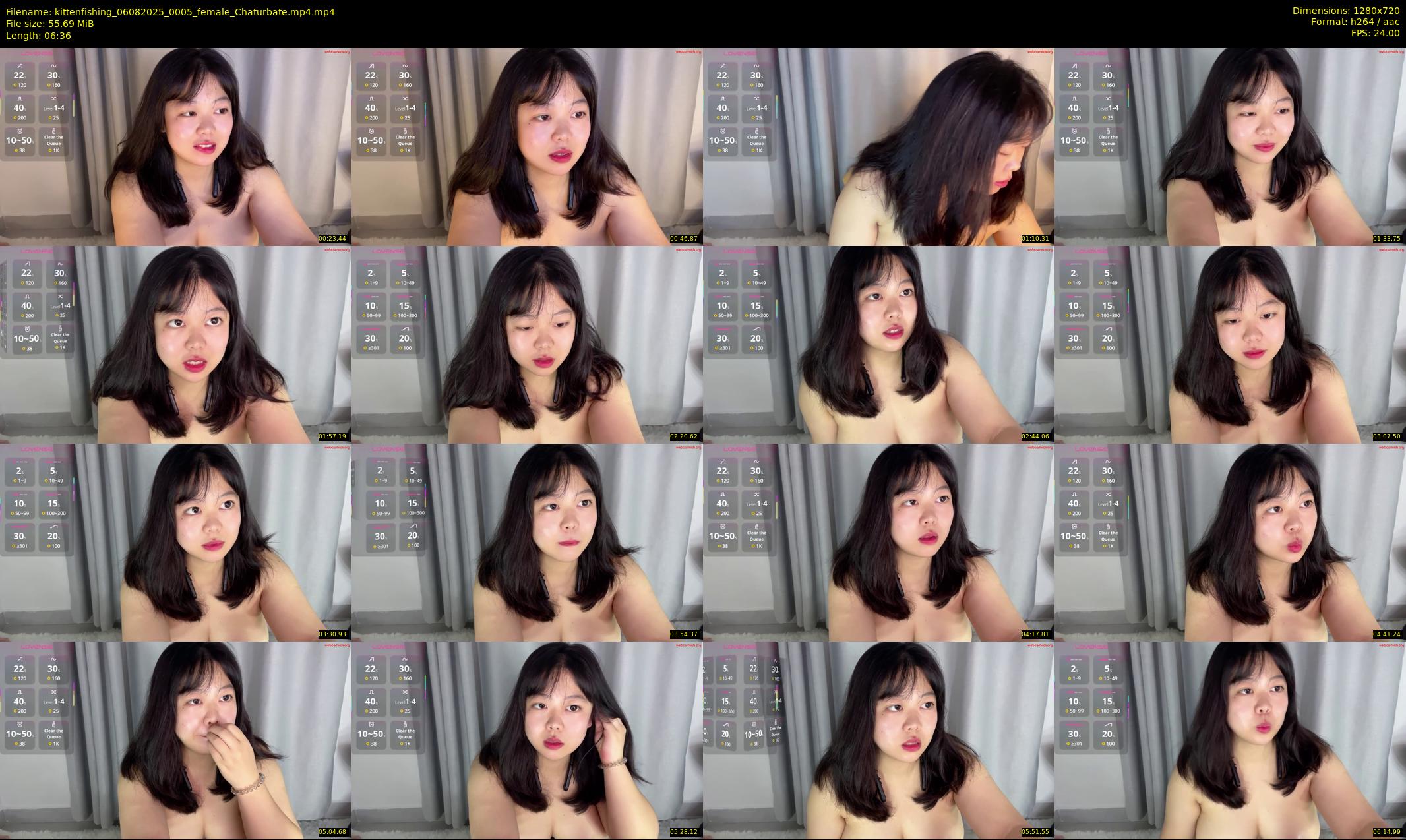 kittenfishing — 7 minute Chaturbate female cam show recording, 720p, Aug 6, 2025