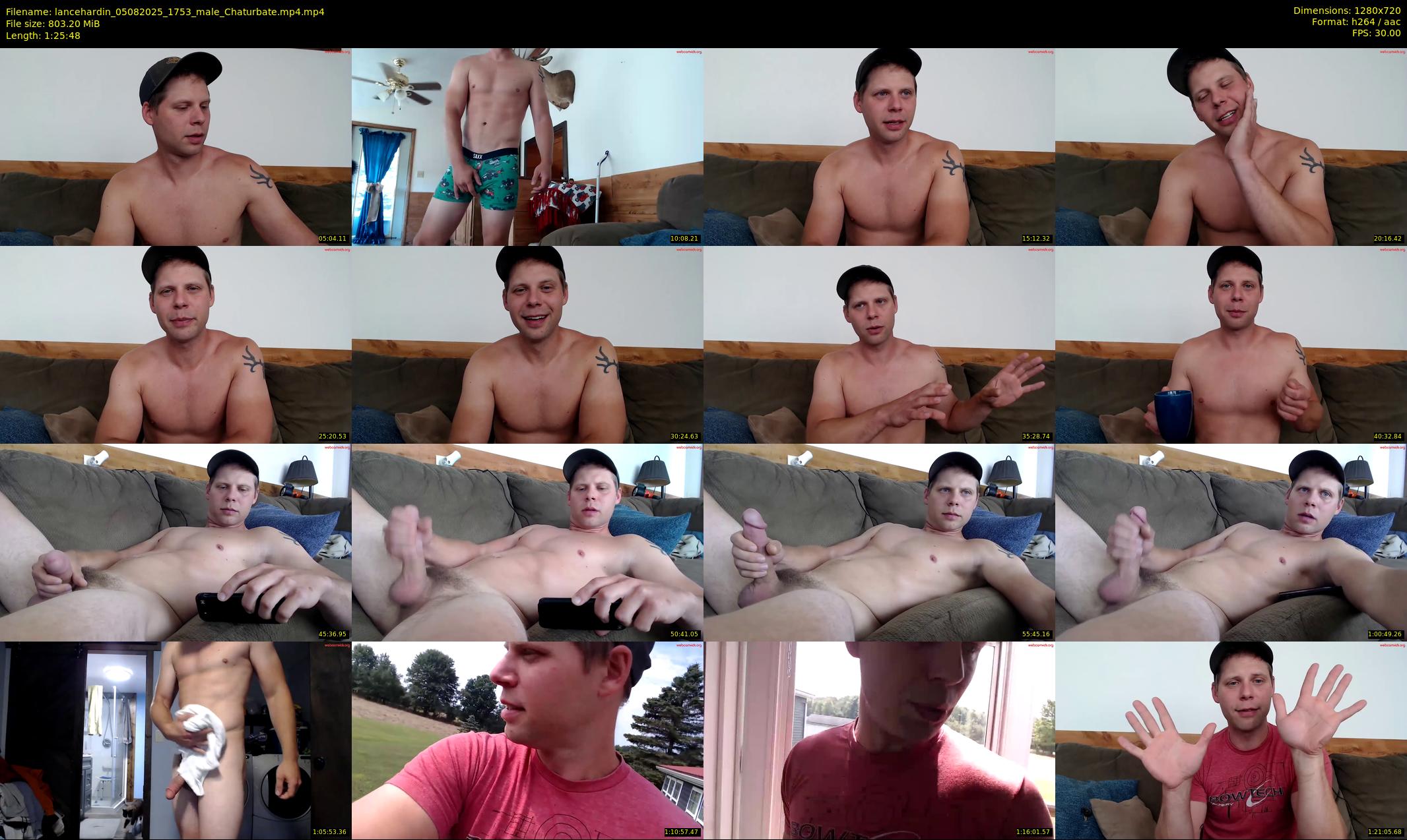 lancehardin — 86 minute Chaturbate male cam show recording, 720p, Aug 5, 2025