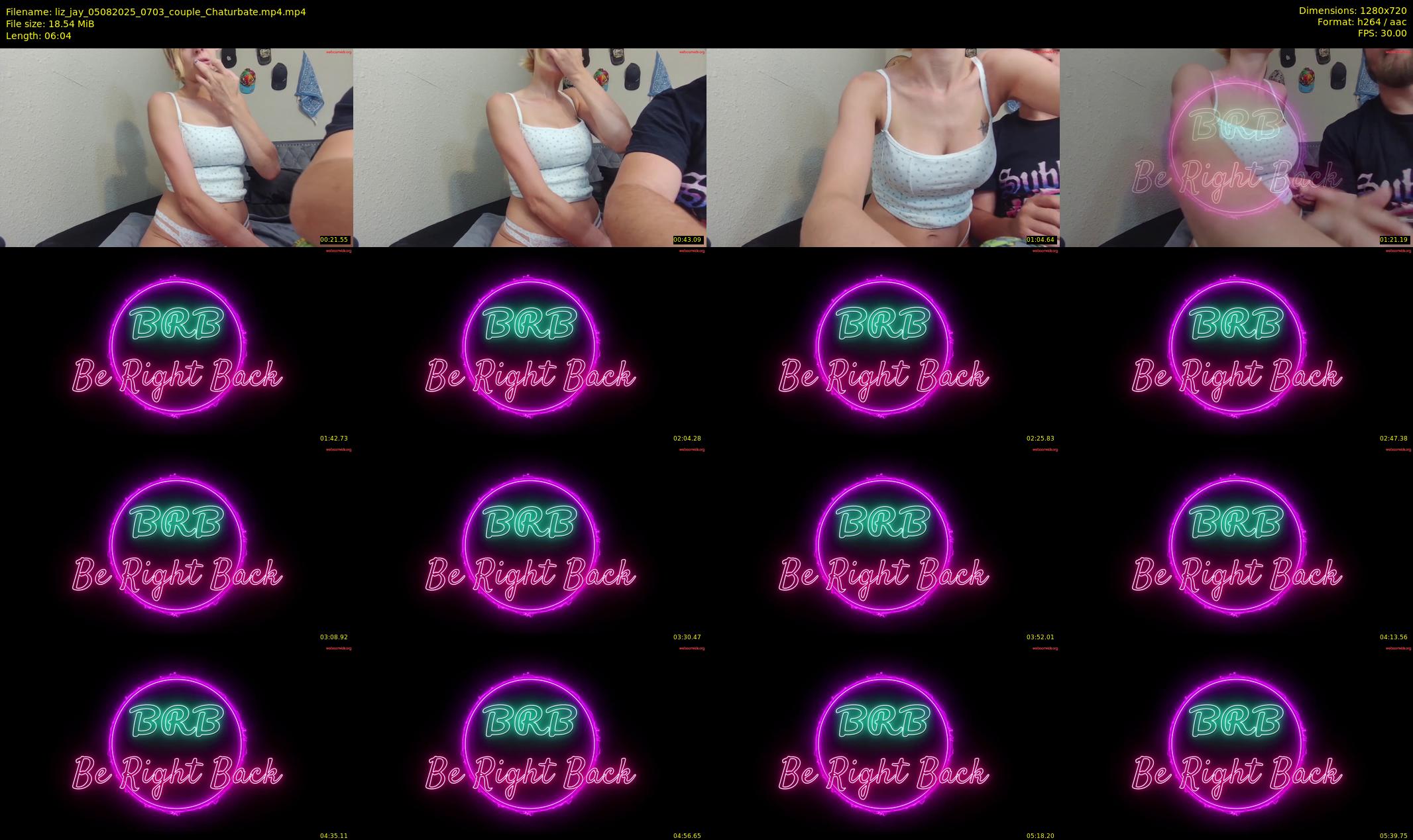 liz_jay — 7 minute Chaturbate couple cam show recording, 720p, Aug 5, 2025