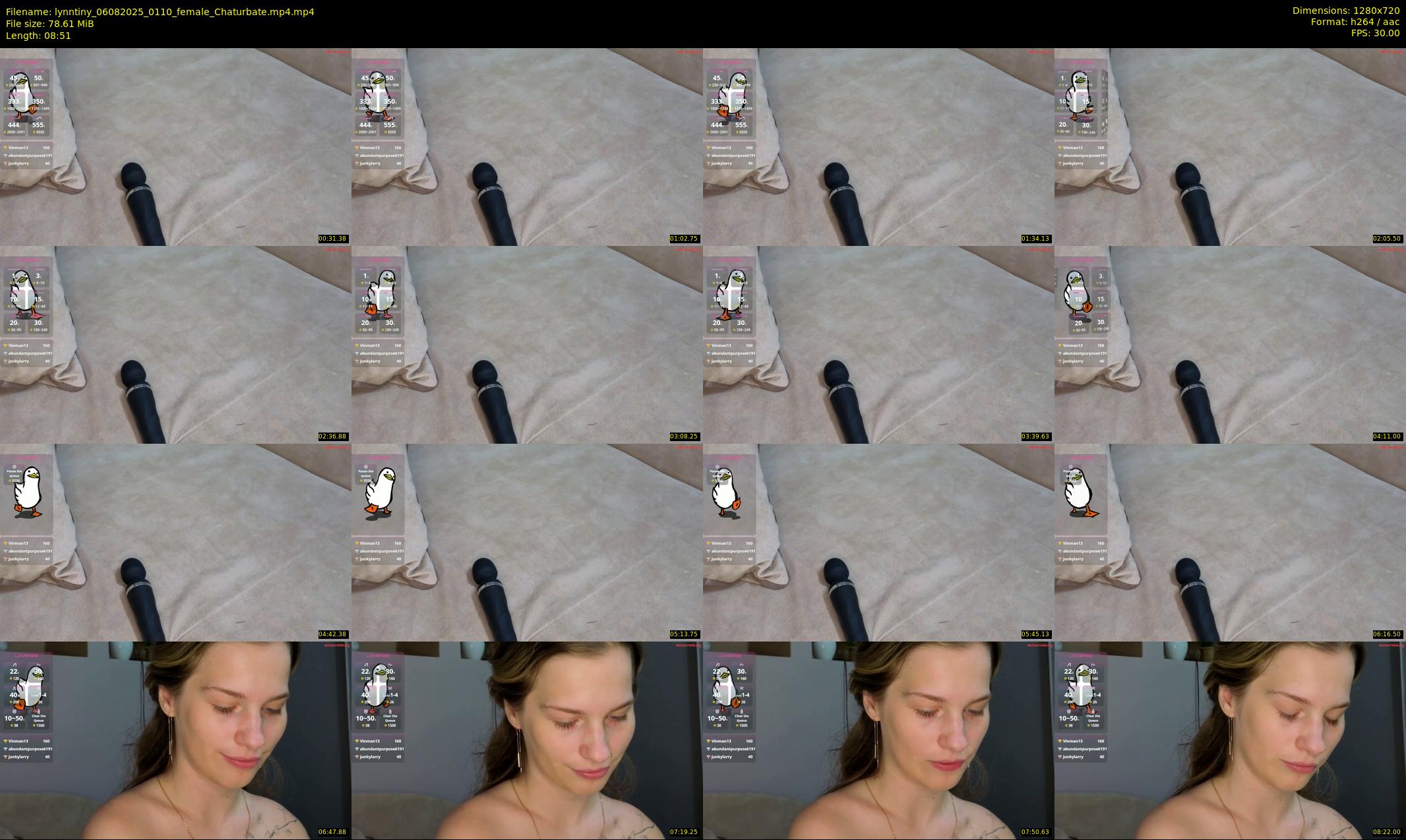 lynntiny — 9 minute Chaturbate female cam show recording, 720p, Aug 6, 2025