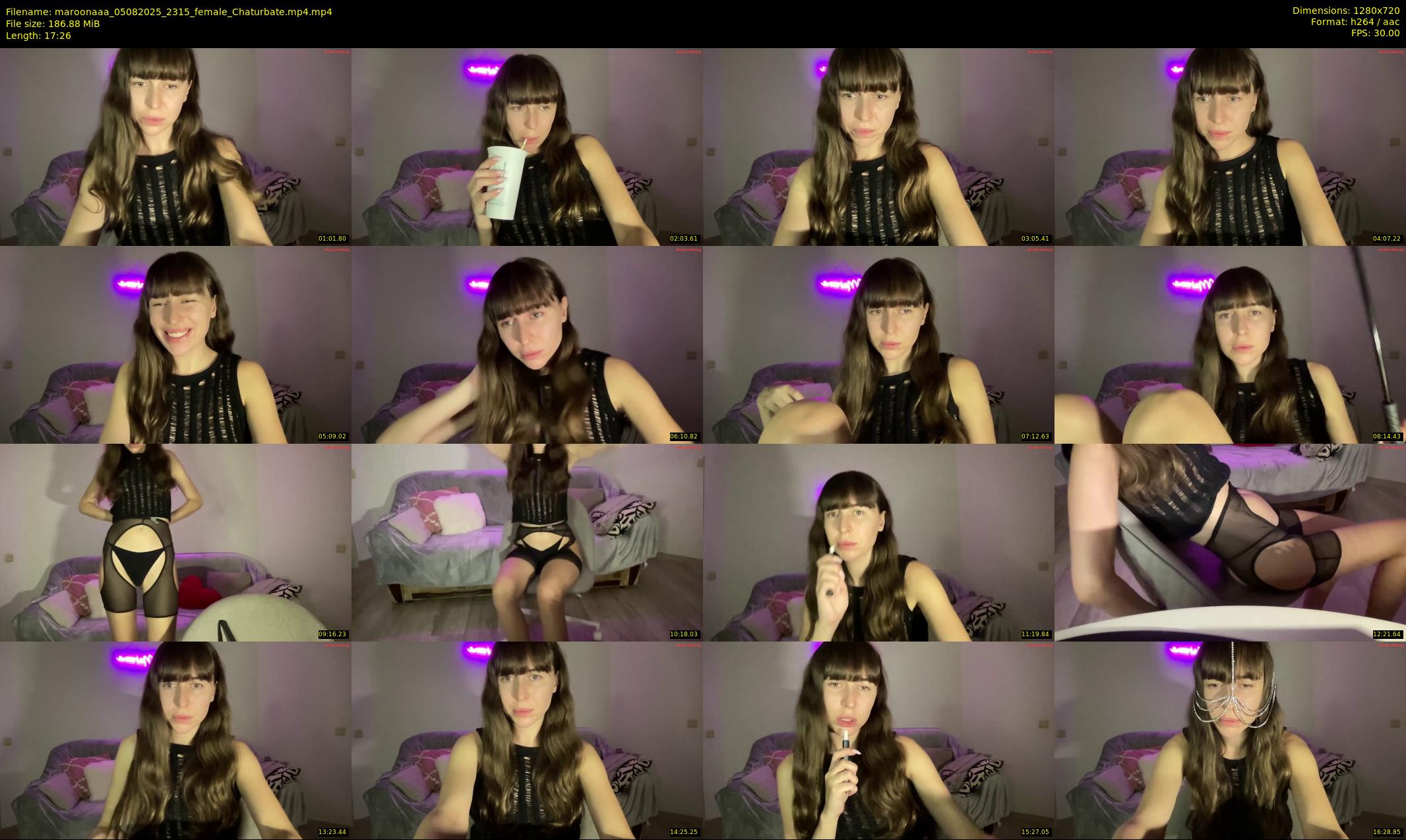 maroonaaa — 18 minute Chaturbate female cam show recording, 720p, Aug 5, 2025