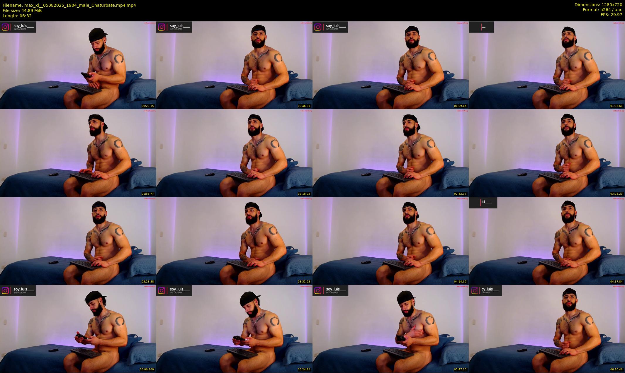 max_xl_ — 7 minute Chaturbate male cam show recording, 720p, Aug 5, 2025