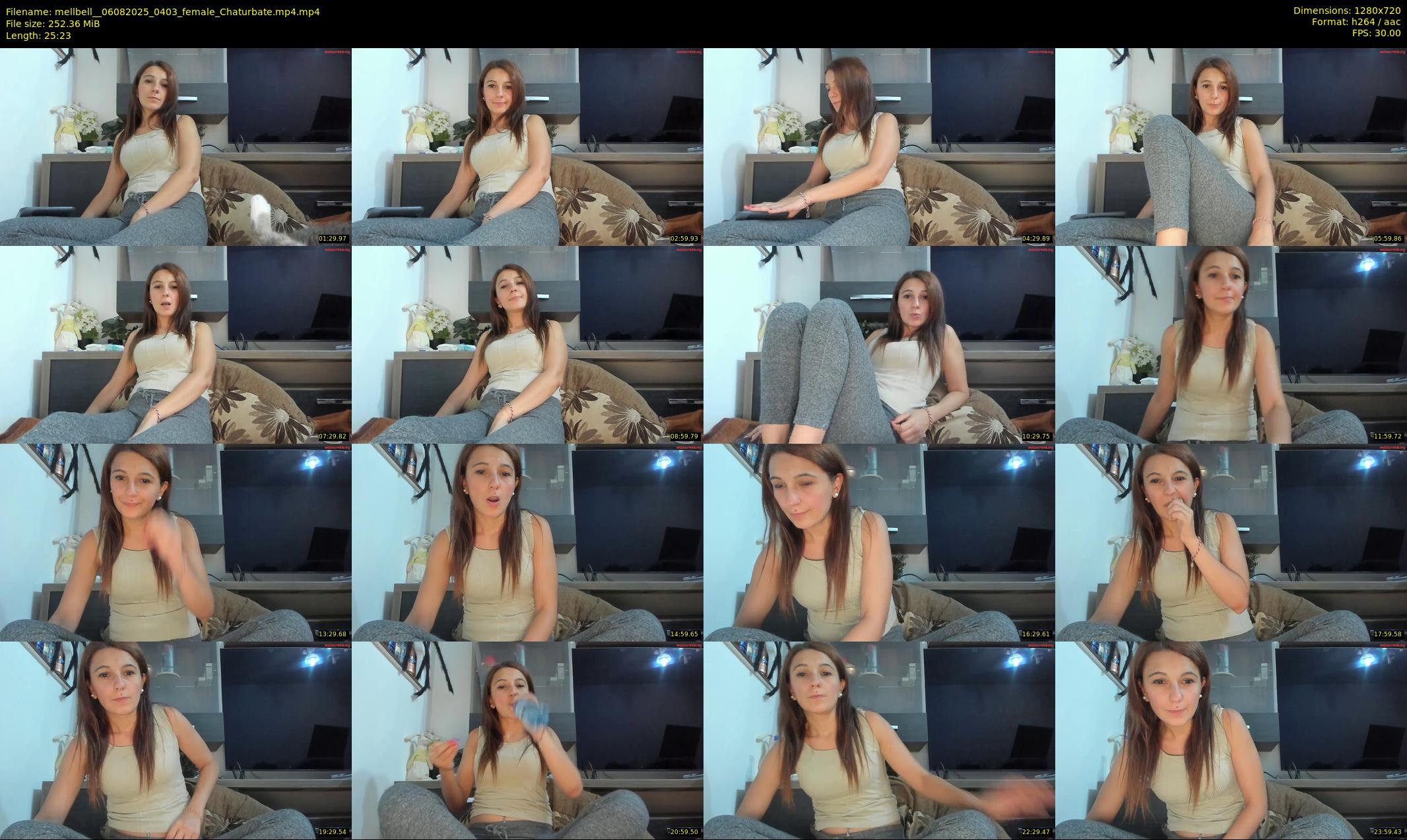mellbell_ — 26 minute Chaturbate female cam show recording, 720p, Aug 6, 2025