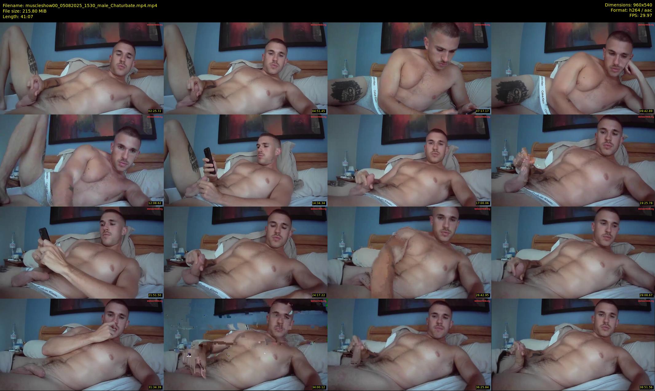 muscleshow00 — 42 minute Chaturbate male cam show recording, 480p, Aug 5, 2025